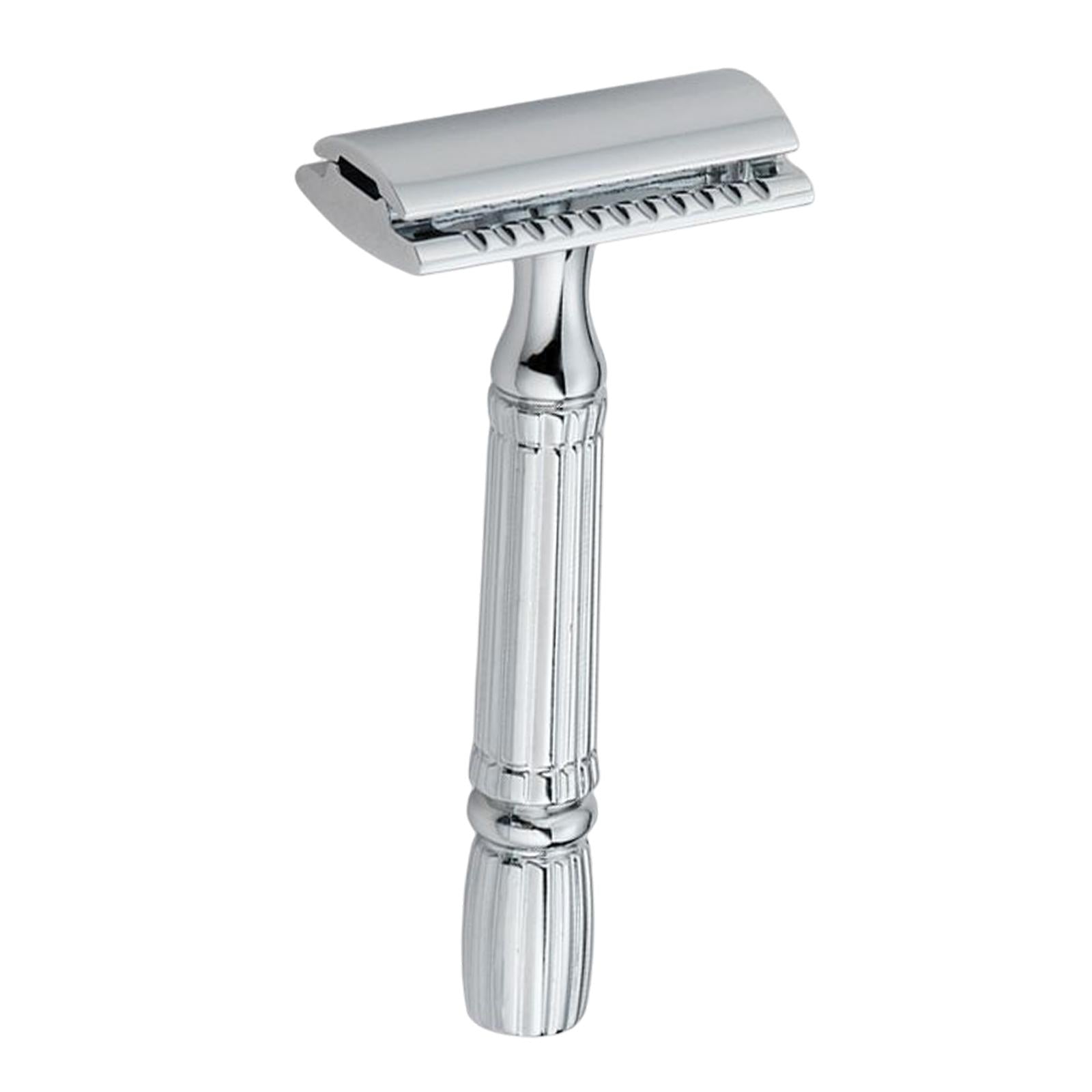 Double Edge Safety Razor Blades Shaving with 5Pcs Stainless Steel Blades