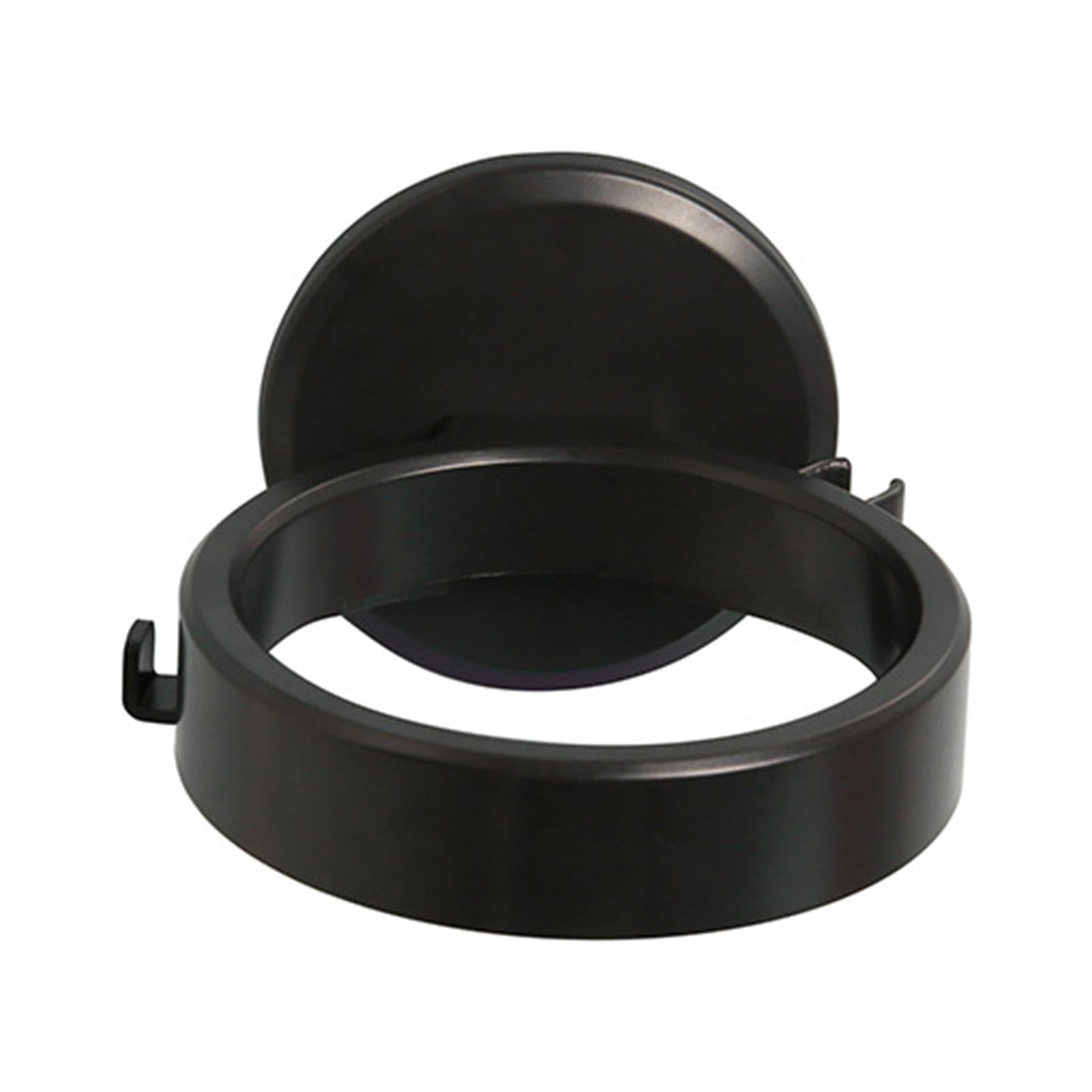 Hair Dryer Holder ABS Plastic Wall Mount for Hair Salons Bedroom  black