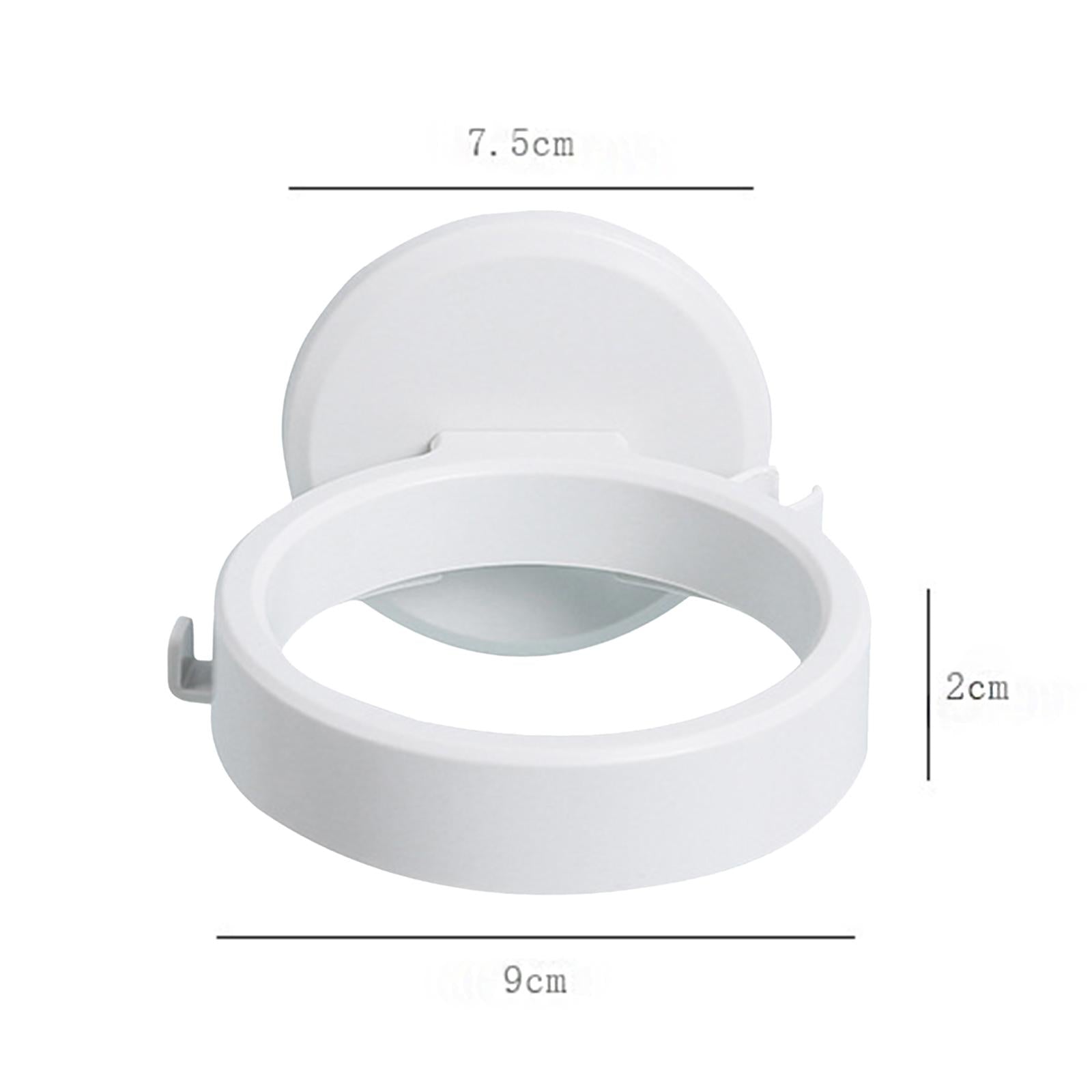 Hair Dryer Holder ABS Plastic Wall Mount for Hair Salons Bedroom  white