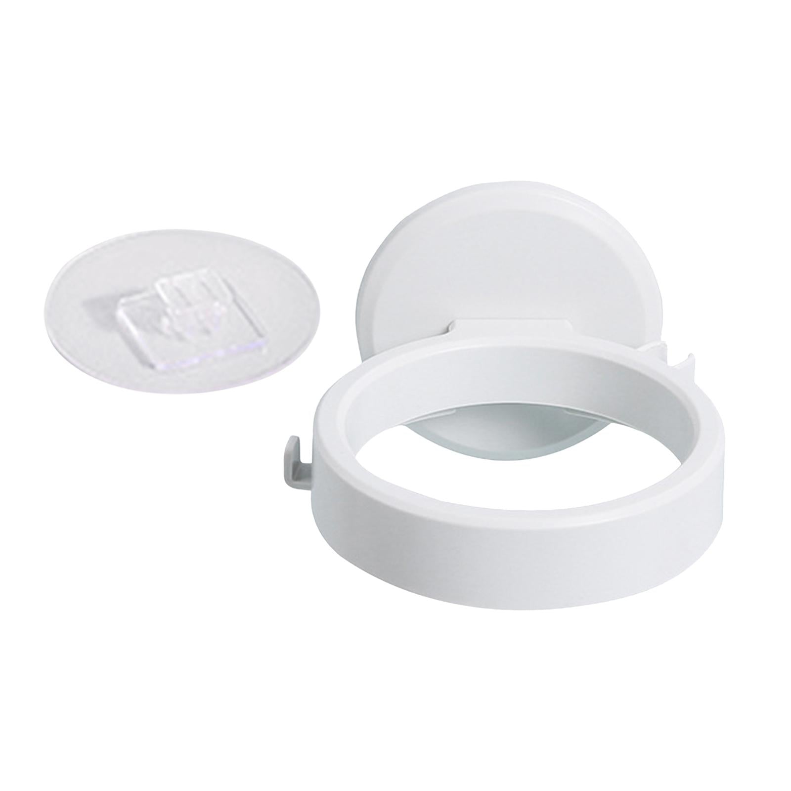 Hair Dryer Holder ABS Plastic Wall Mount for Hair Salons Bedroom  white