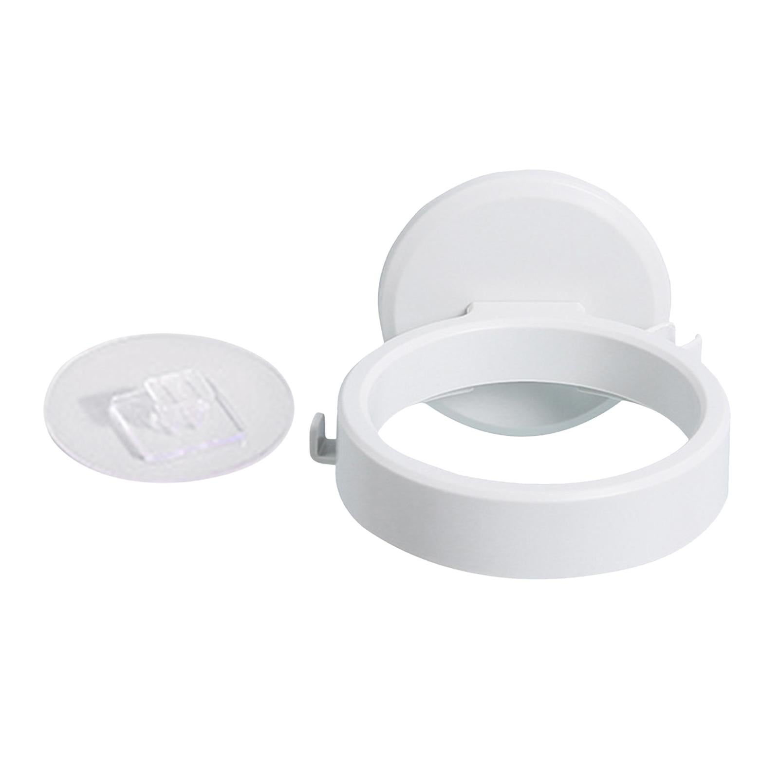 Hair Dryer Holder ABS Plastic Wall Mount for Hair Salons Bedroom  white