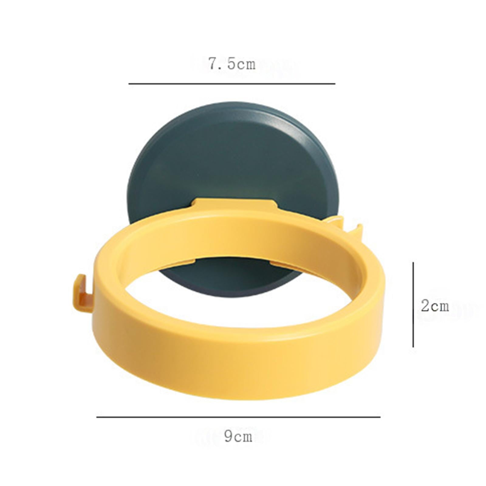 Hair Dryer Holder ABS Plastic Wall Mount for Hair Salons Bedroom  yellow