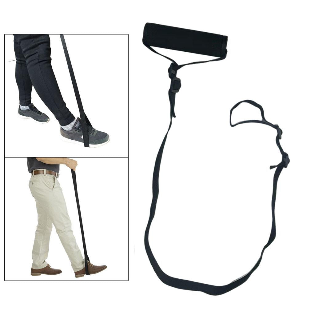 Leg Lifter Strap Practice Walking Foot Loop 41inch for Handicap Recovery Bed