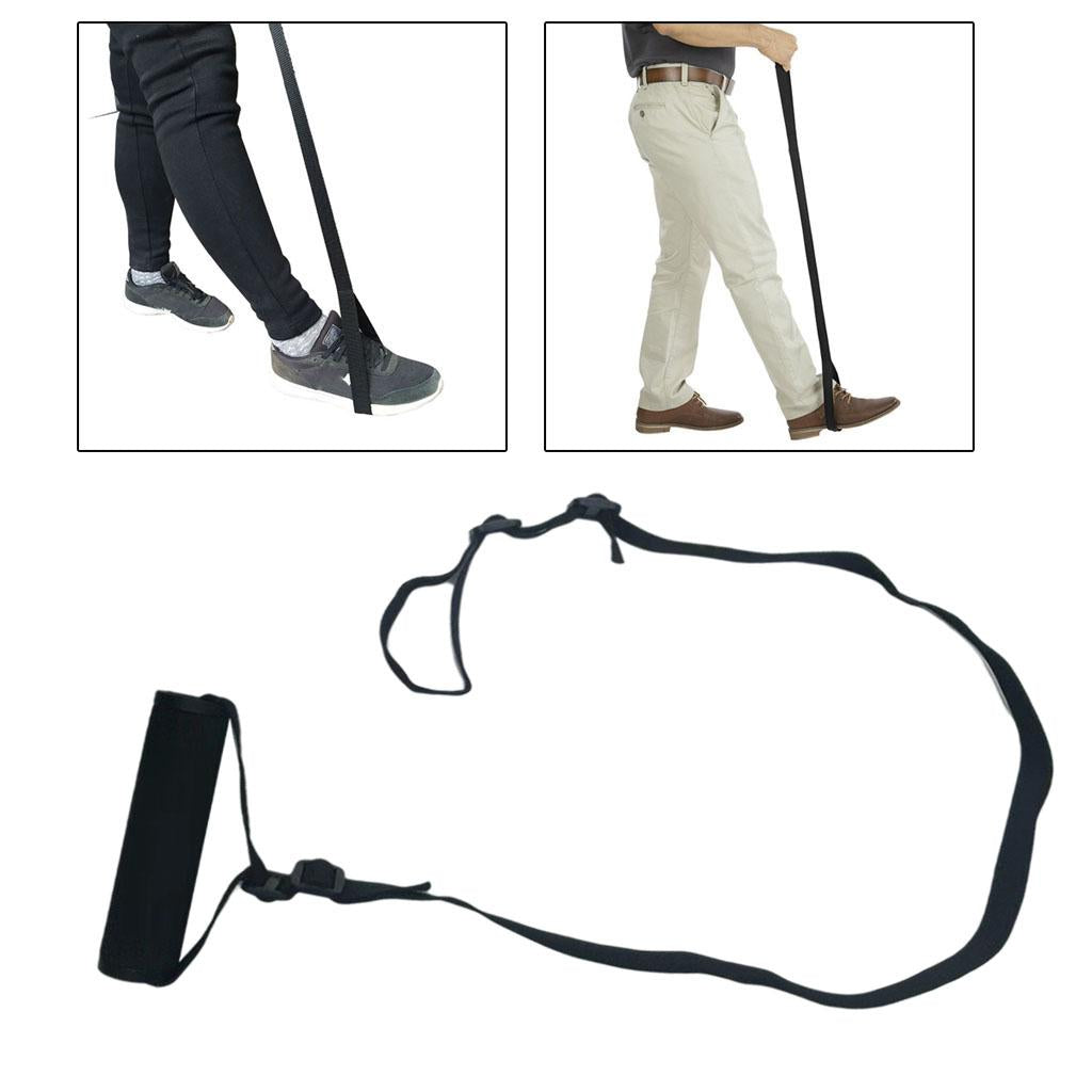 Leg Lifter Strap Practice Walking Foot Loop 41inch for Handicap Recovery Bed