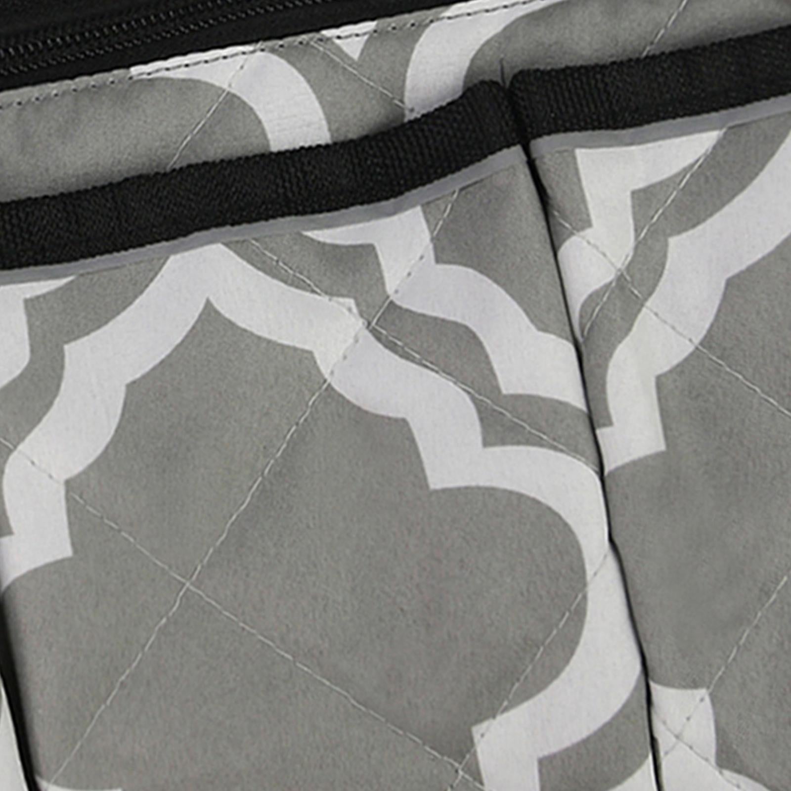 Side Pouch Armrest Rollator Holder Storage Bag for Wheelchair Snacks Parent Gray