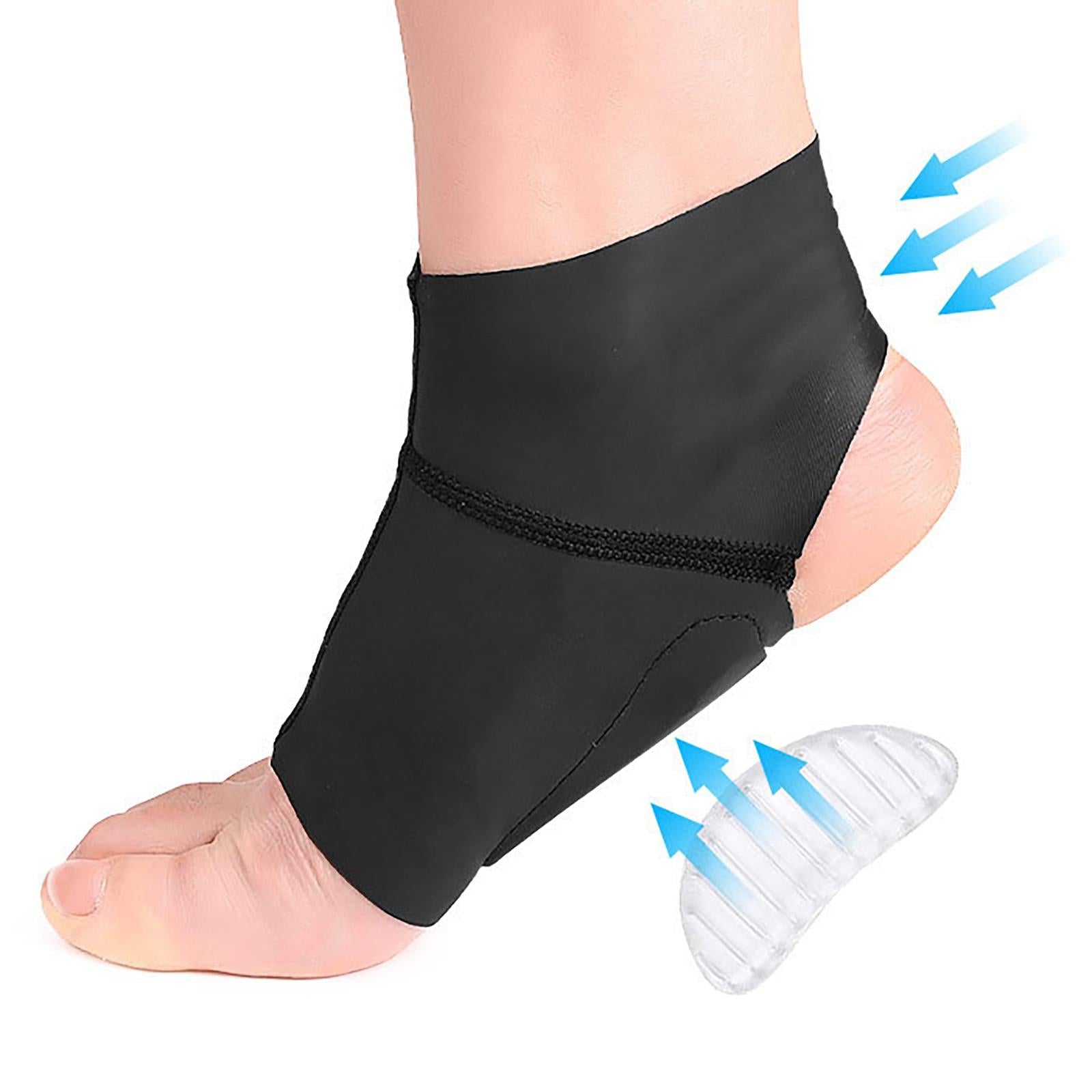 1 Pair Arch Support Foot Pad Breathable Ankle Cushion for Sports Fitness Gym