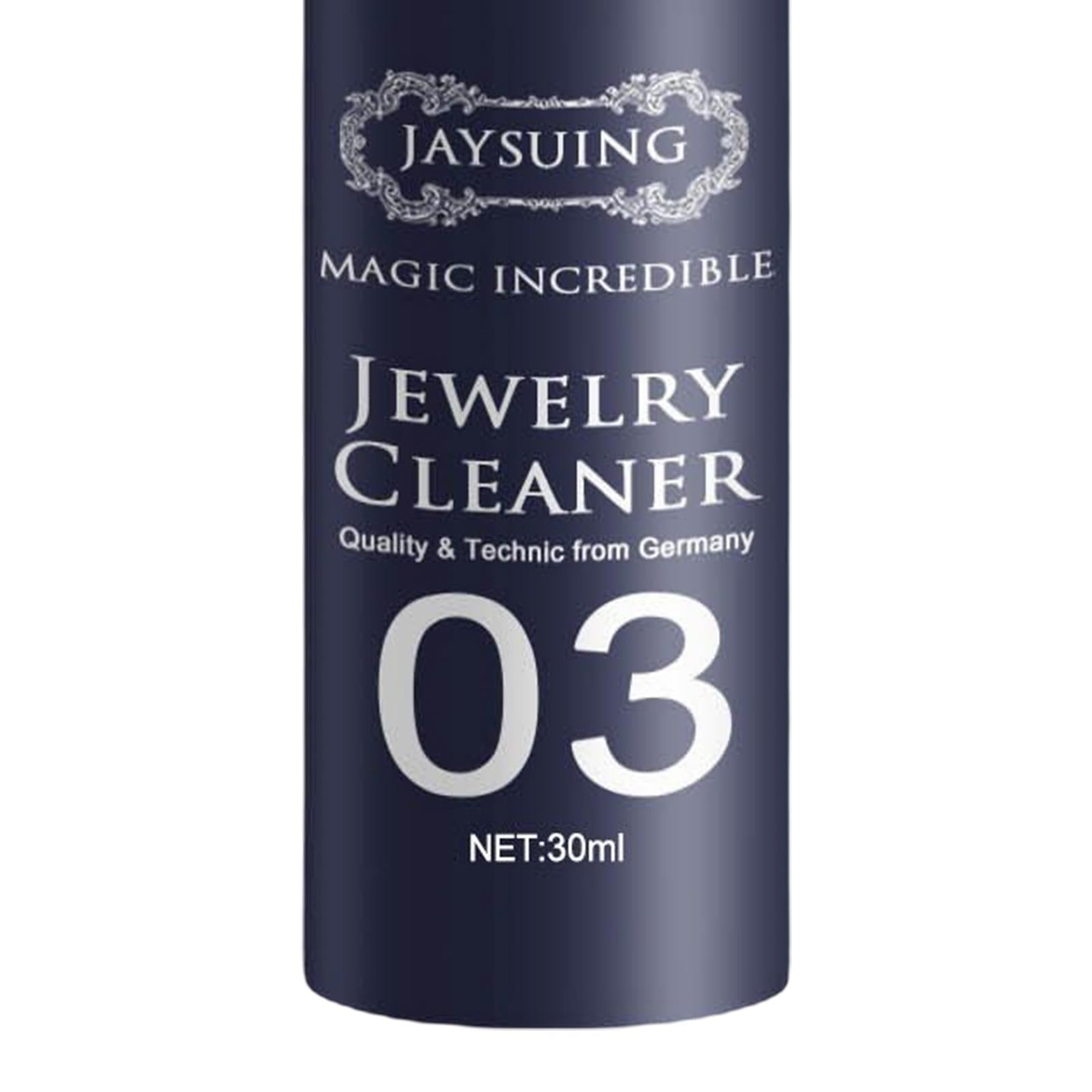 Jewelry Cleaner Cleaning Spray Stain Free for Necklace Silver Earrings Watch 30ml