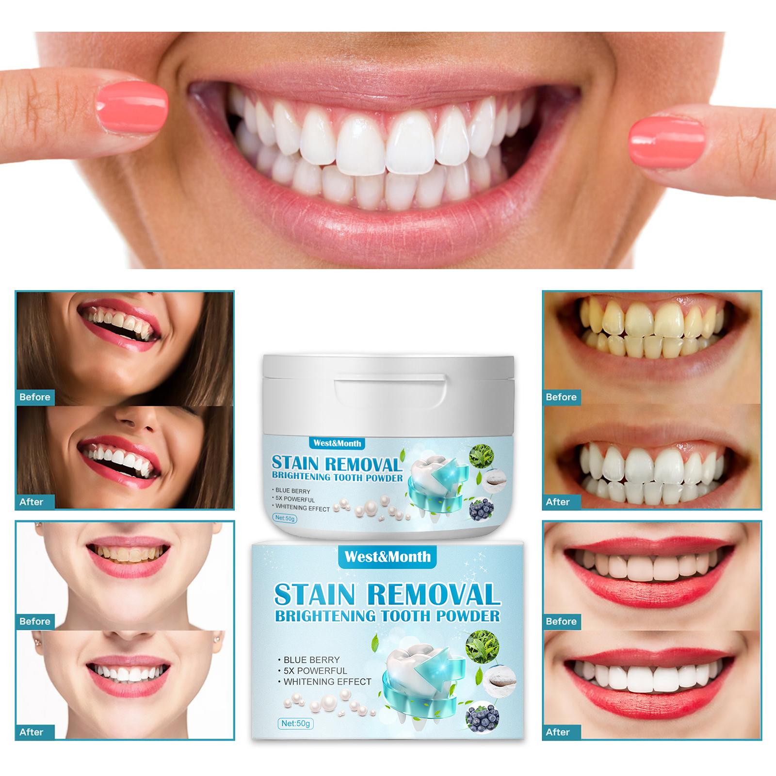 Tooth Powder Mint Leaves for Bright Tooth Remove Plaque Stains Cleaning