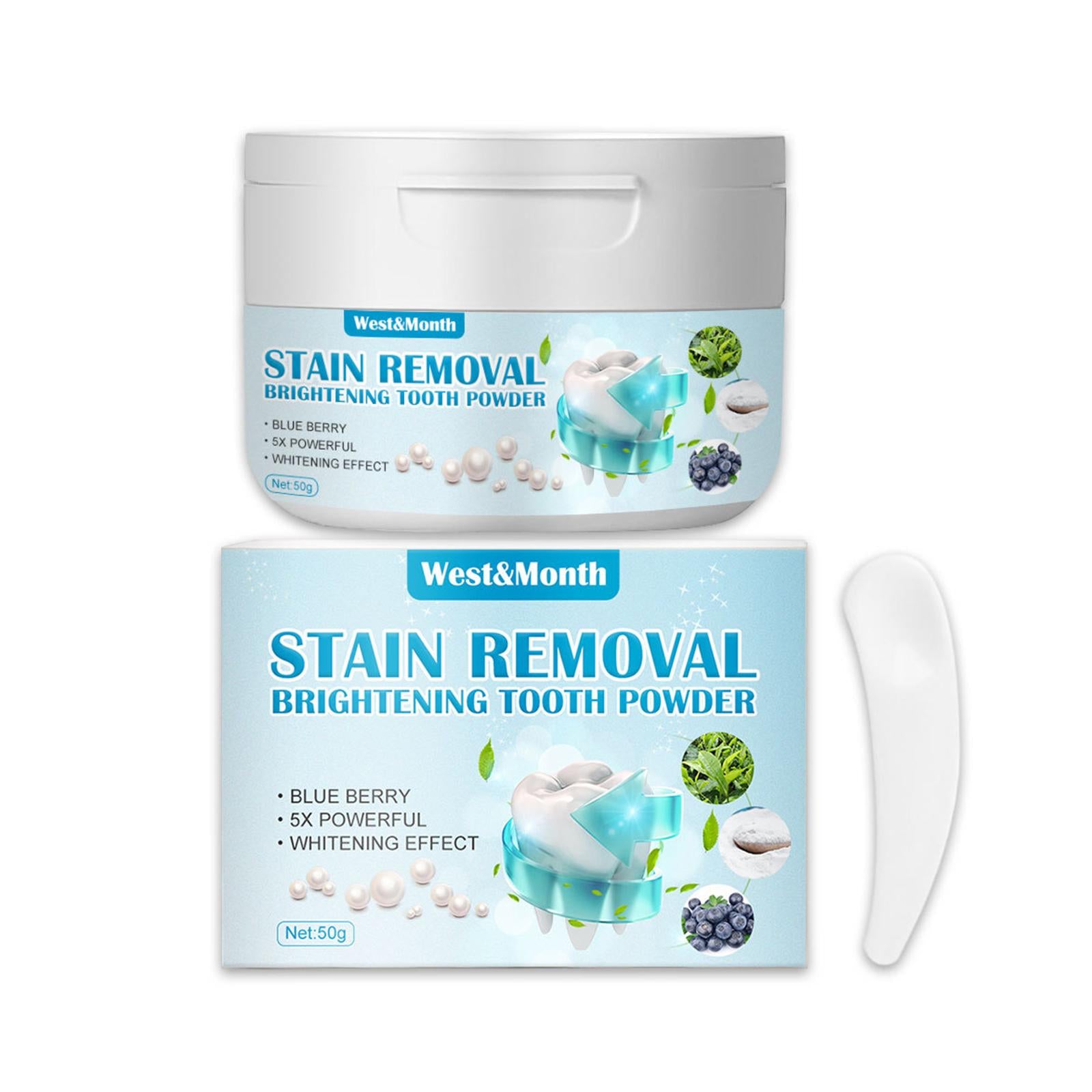 Tooth Powder Mint Leaves for Bright Tooth Remove Plaque Stains Cleaning