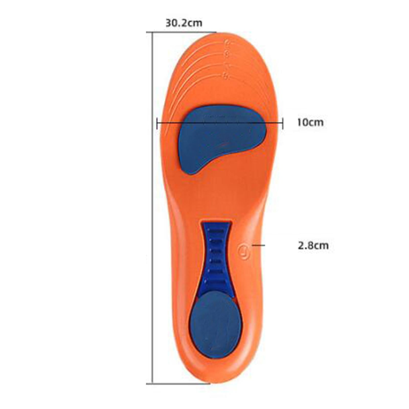 Orthotic Arch Support Shoe Inserts for Foot Valgus Men Women Massaging Feet L