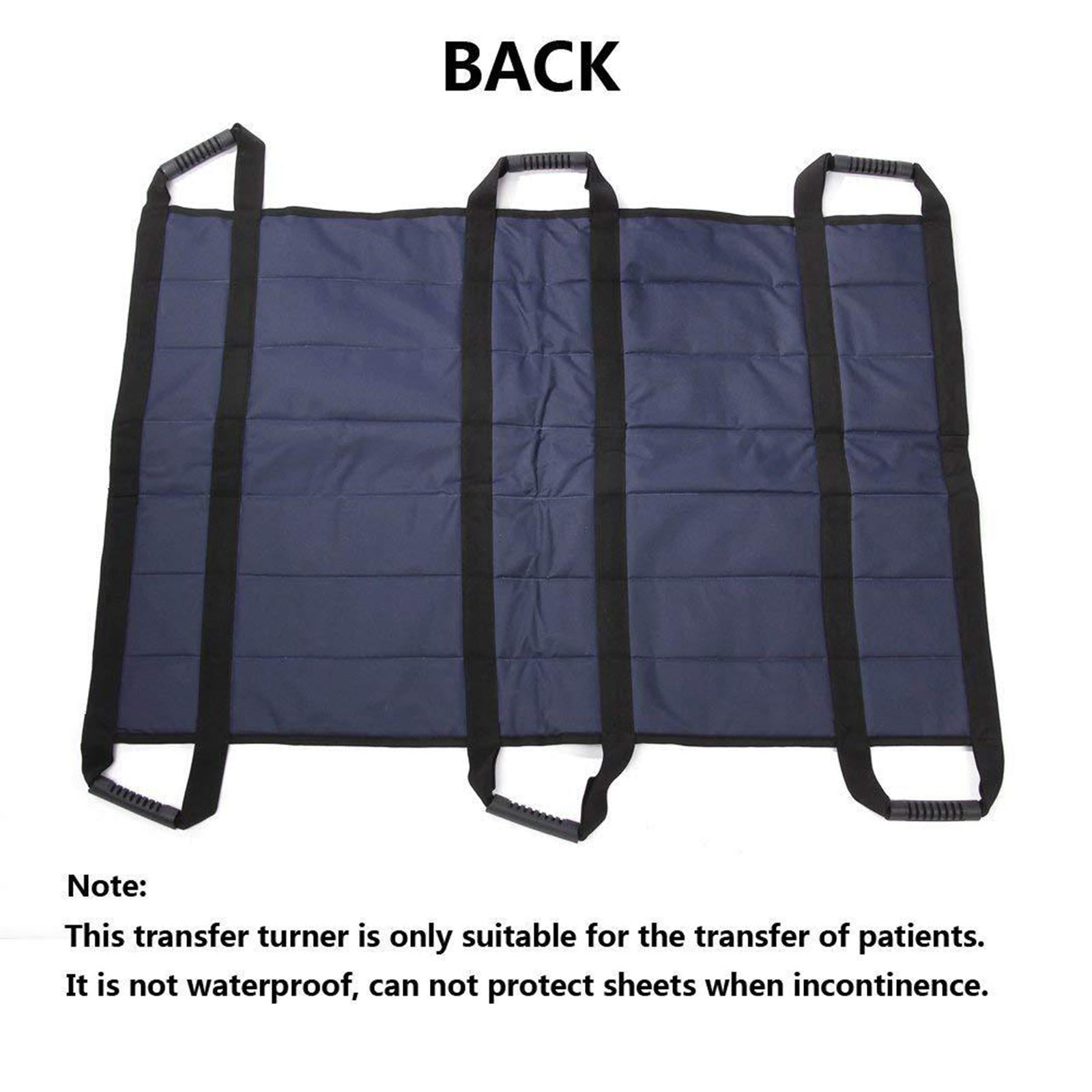 Positioning Bed Pad W/Handles Sliding Bed Blue Turning Position Underpad