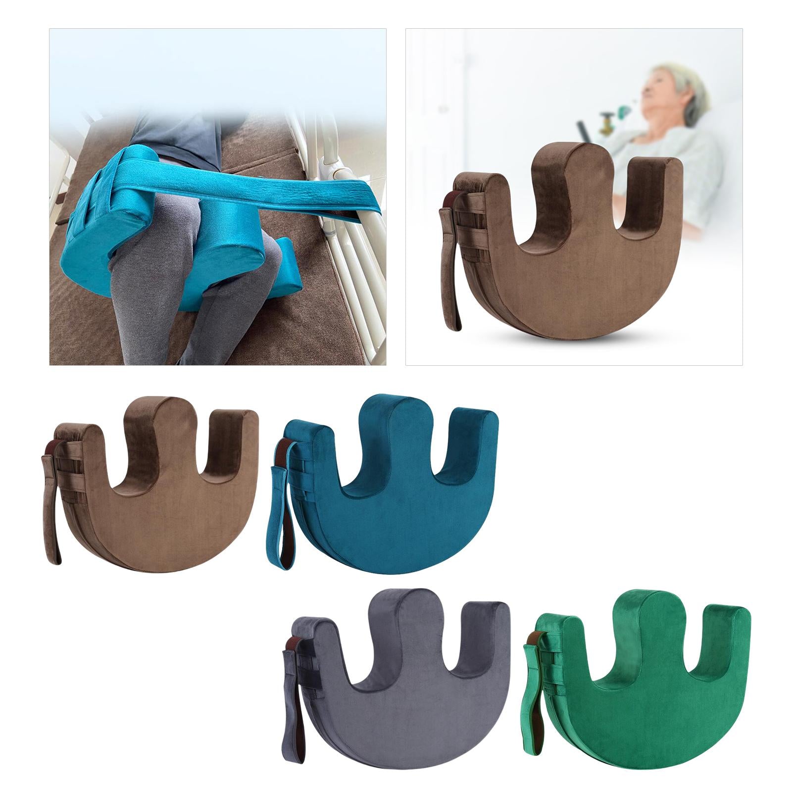 Bed Turn Over Aid U Shape Turnover Device for Side Lying Patient Pad Blue