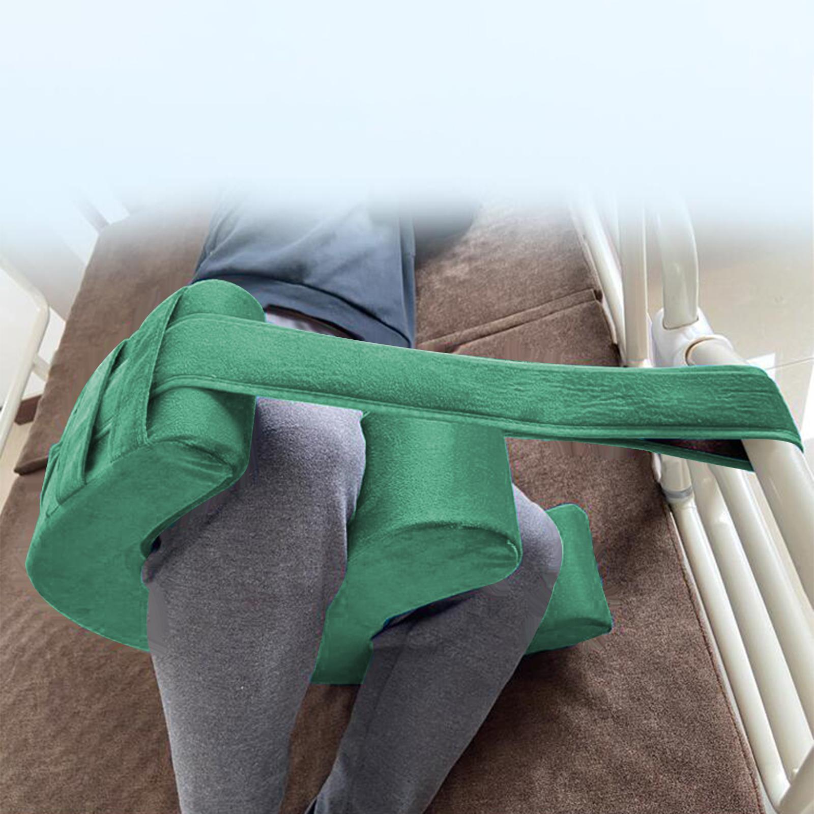 Bed Turn Over Aid U Shape Turnover Device for Side Lying Patient Pad Green