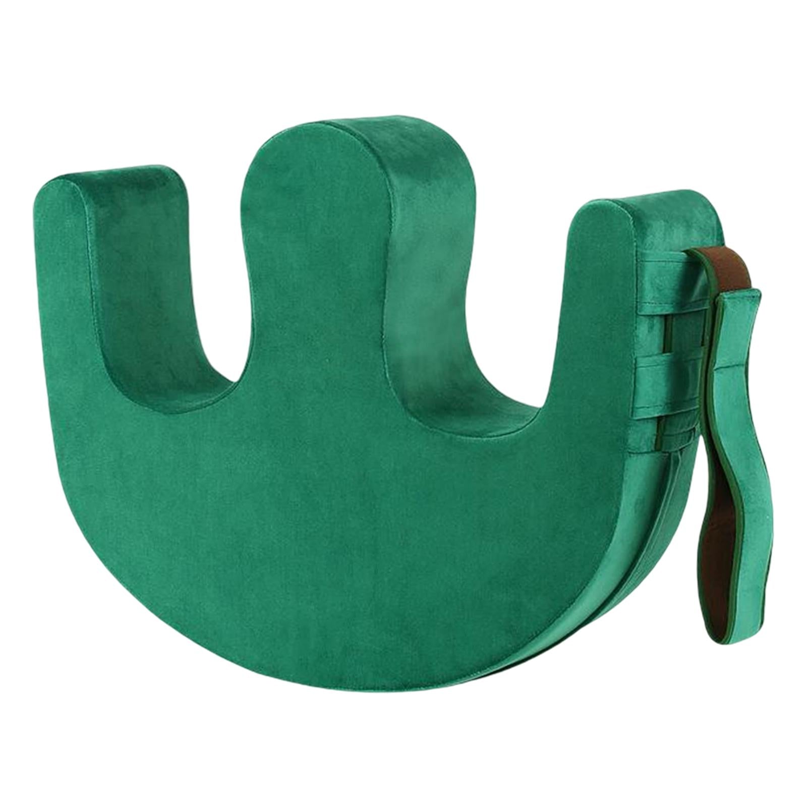 Bed Turn Over Aid U Shape Turnover Device for Side Lying Patient Pad Green