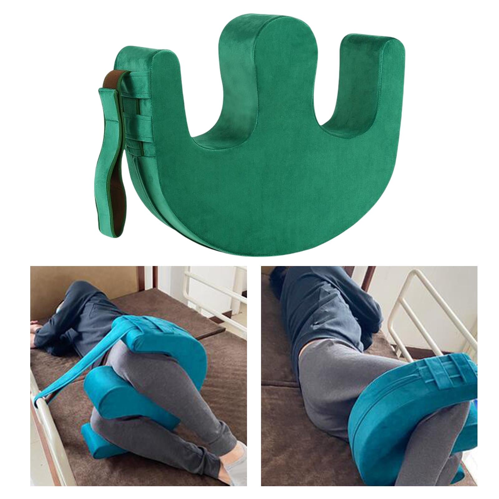 Bed Turn Over Aid U Shape Turnover Device for Side Lying Patient Pad Green