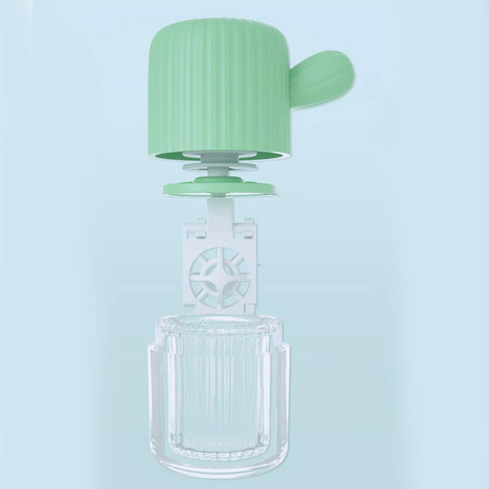 Contact Lens Cleaner Washer Manually No Need Charge Plastic for Travel Green