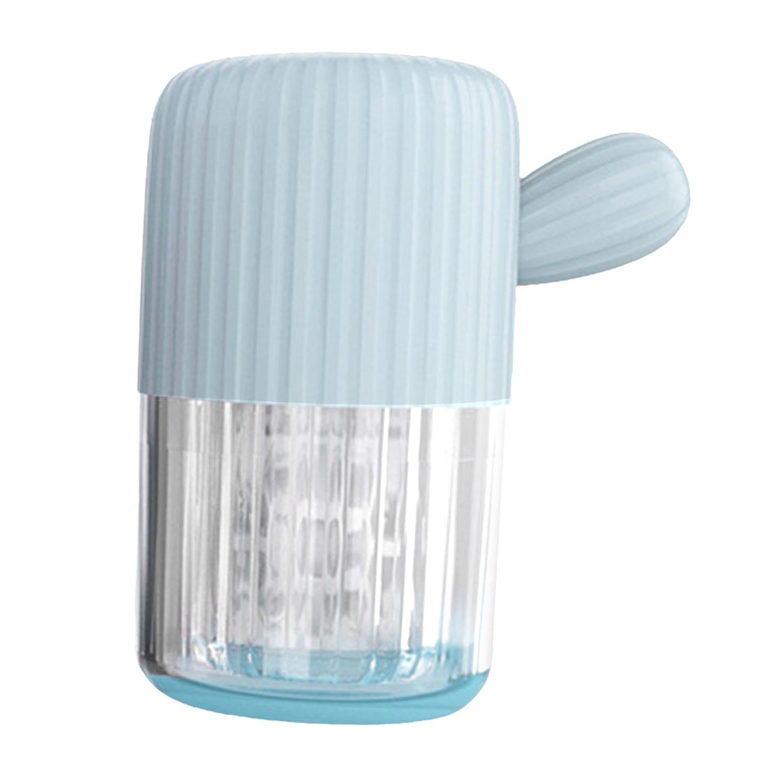 Contact Lens Cleaner Washer Manually No Need Charge Plastic for Travel Blue