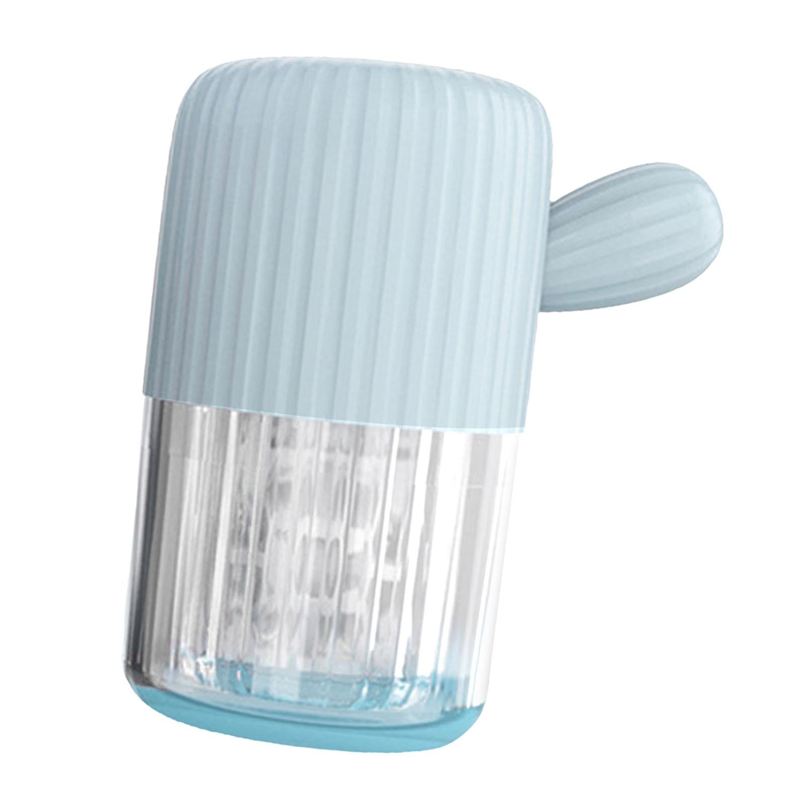 Contact Lens Cleaner Washer Manually No Need Charge Plastic for Travel Blue