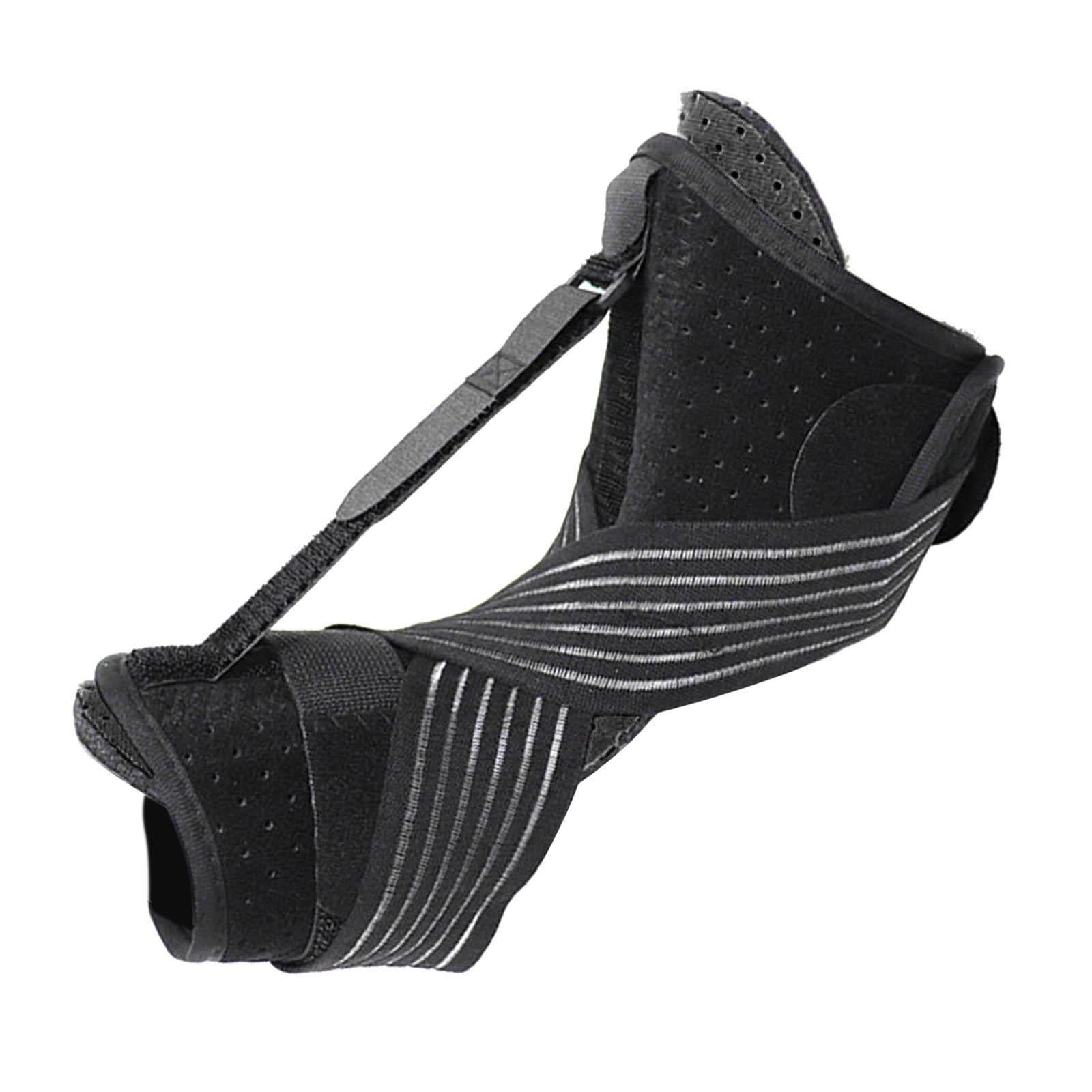 Ankle Brace Universal Lace up Stabilizer Wrap for Sprain Recovery Ankle Black
