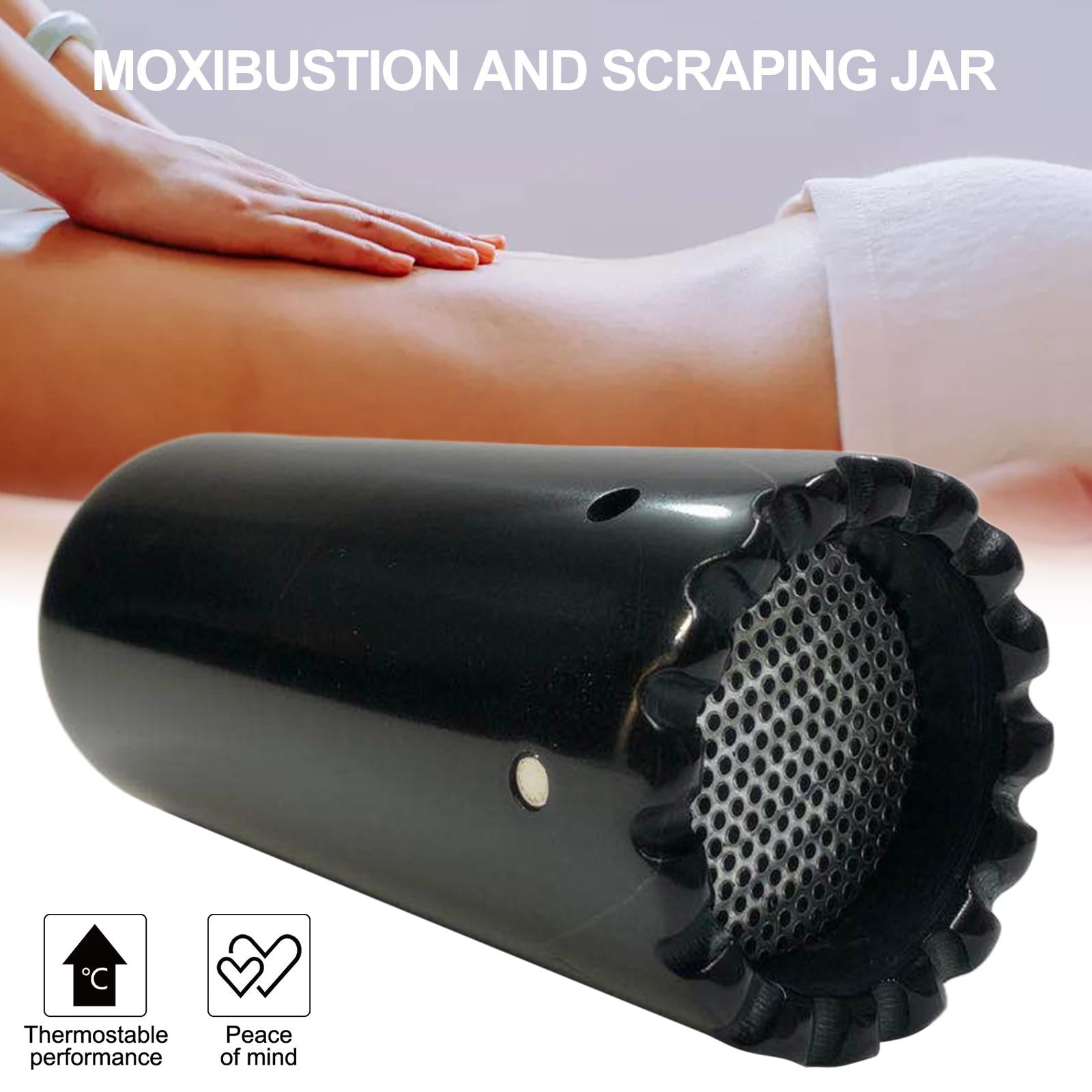Handheld Moxa Stick Burner Holder Scraping Warm for Body Abdomen Massage B