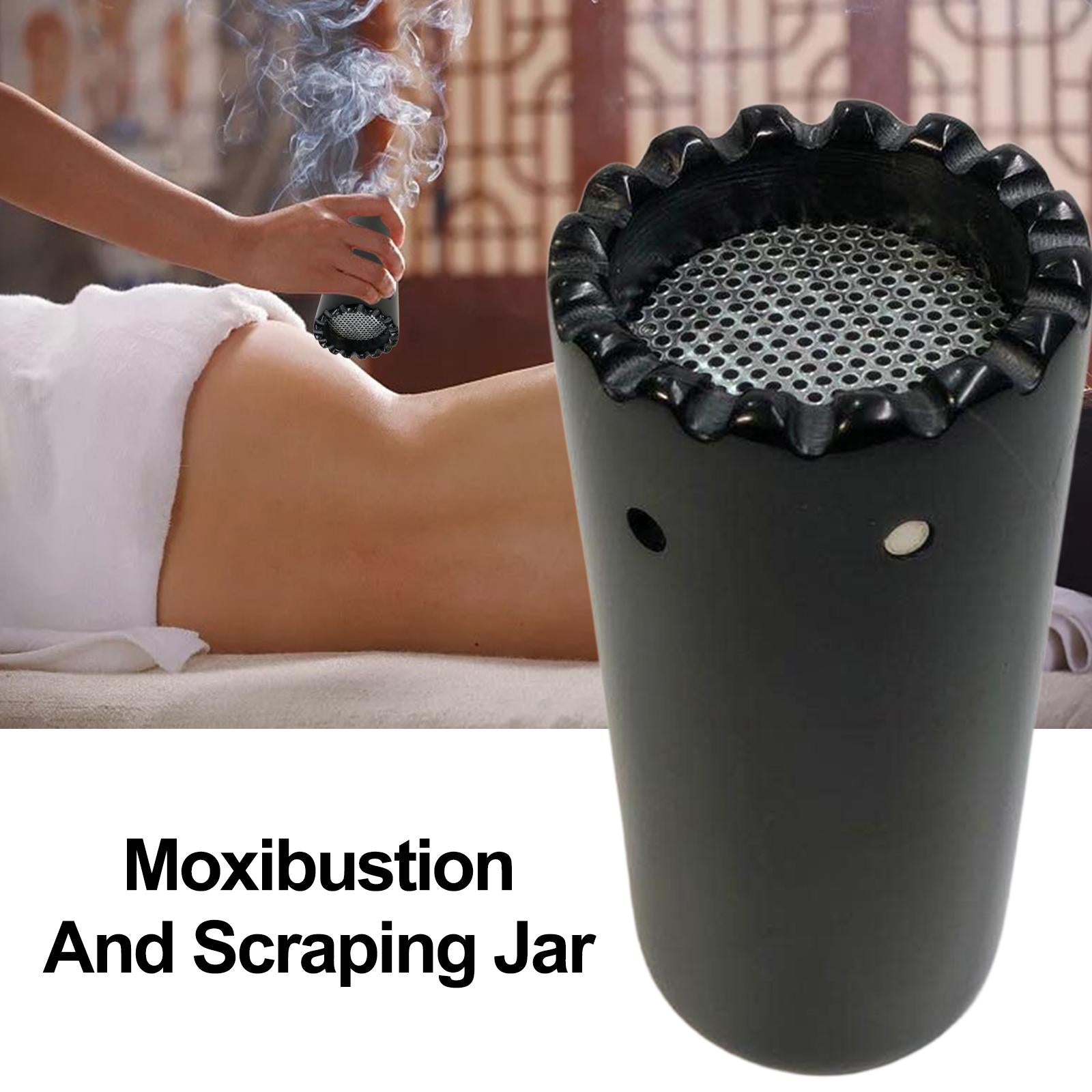 Handheld Moxa Stick Burner Holder Scraping Warm for Body Abdomen Massage B