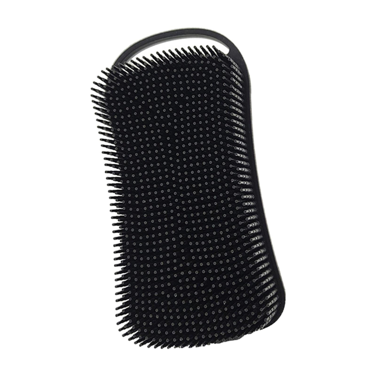 Silicone Body Scrubber Gentle Exfoliating Skin Shower Skin Care Black