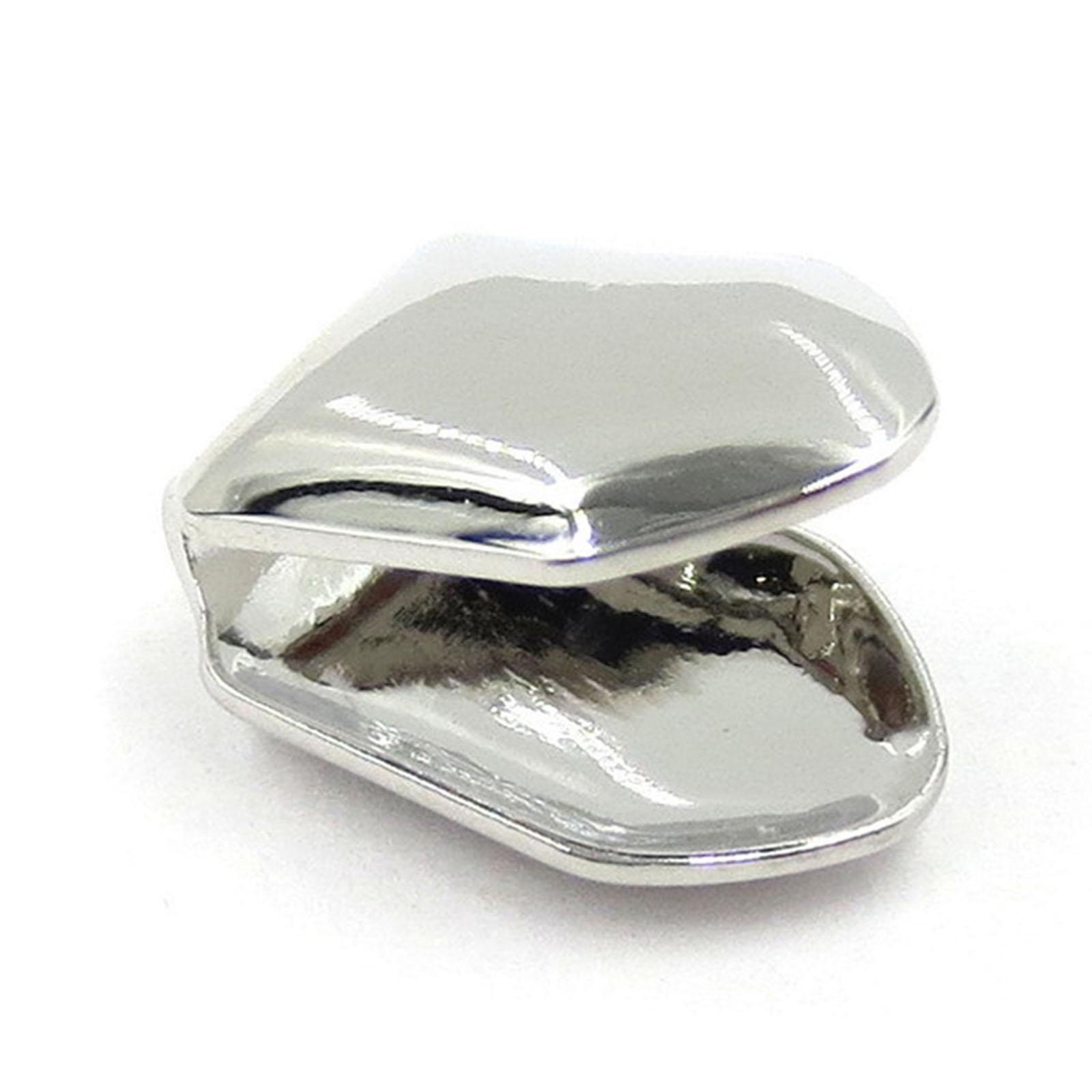 Hip Hop Braces Single Teeth Caps for Teeth Mouth Fancy Dress Daily Use Silver