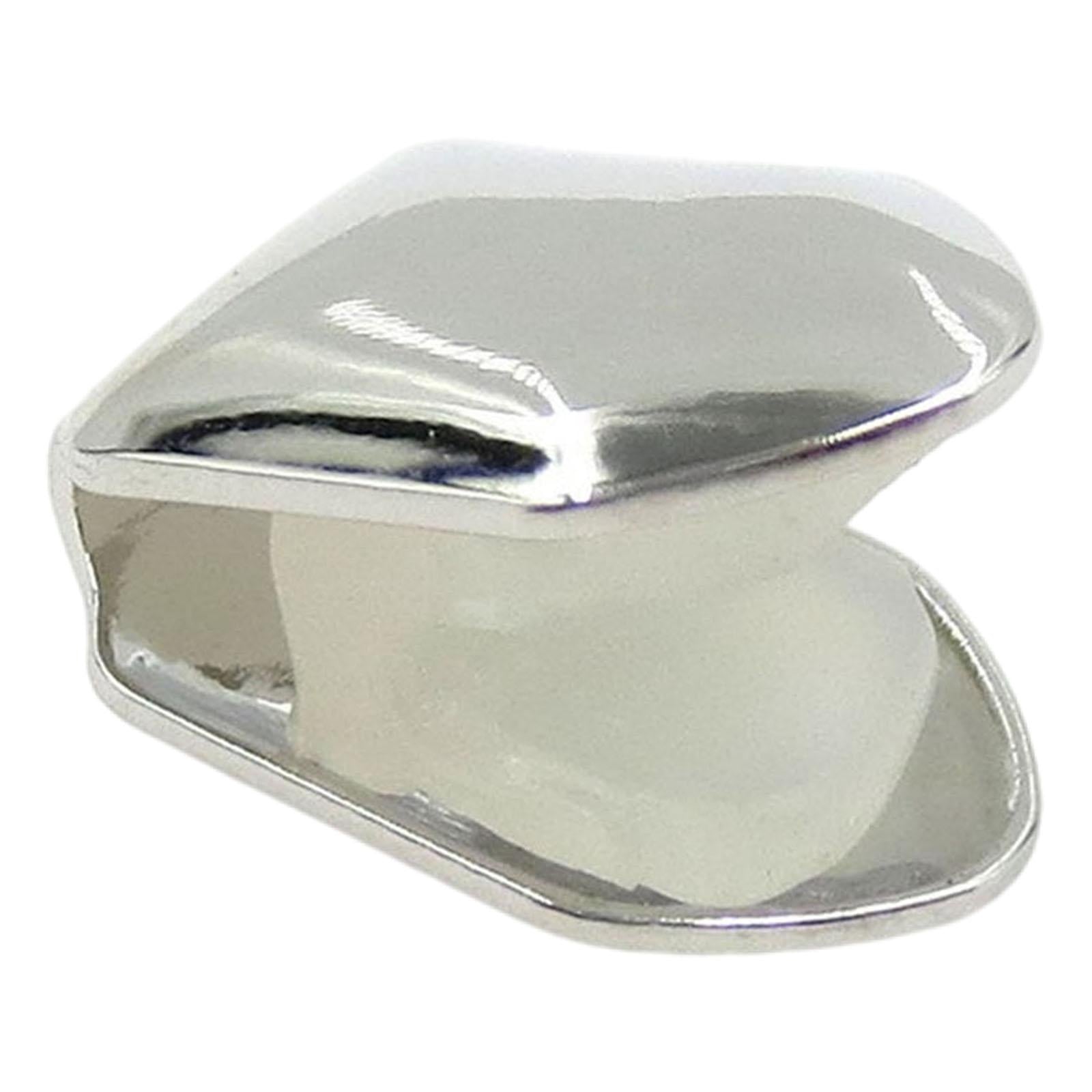 Hip Hop Braces Single Teeth Caps for Teeth Mouth Fancy Dress Daily Use Silver