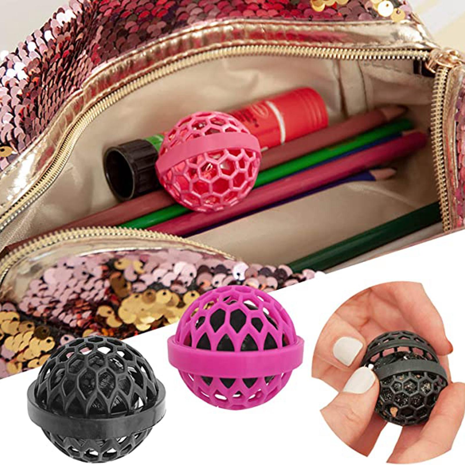 Reusable Backpacks Clean Ball Detachable for Purses Handbags Wallets Pink