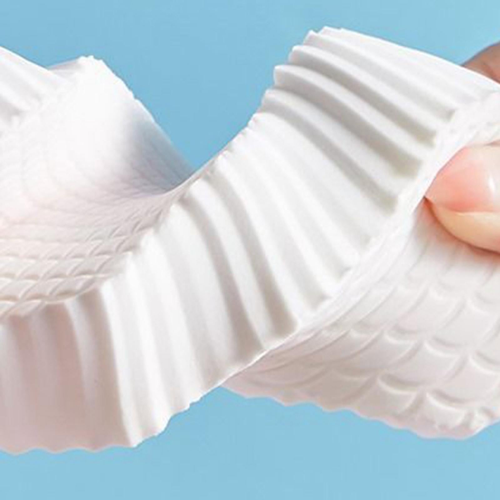 Shower Sponge Soft Cute Shapes Exfoliating for Gentle Cleansing Kids Men White