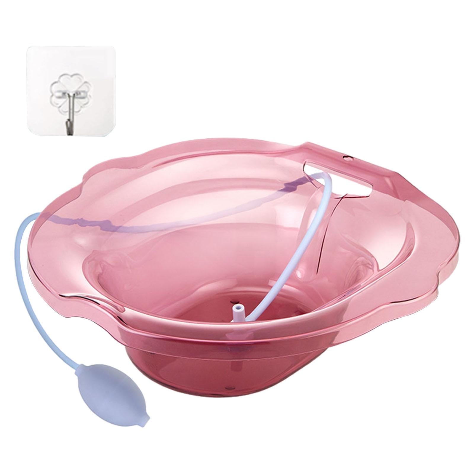 Sitz Bath Toilet Bidet Install On Toilet Tub Soaking Hemorrhoids  Red