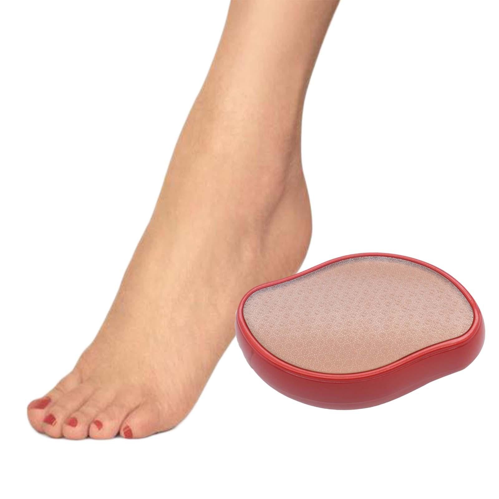 Foot File Callus Remover Foot Scraper for Home Travel Use Red