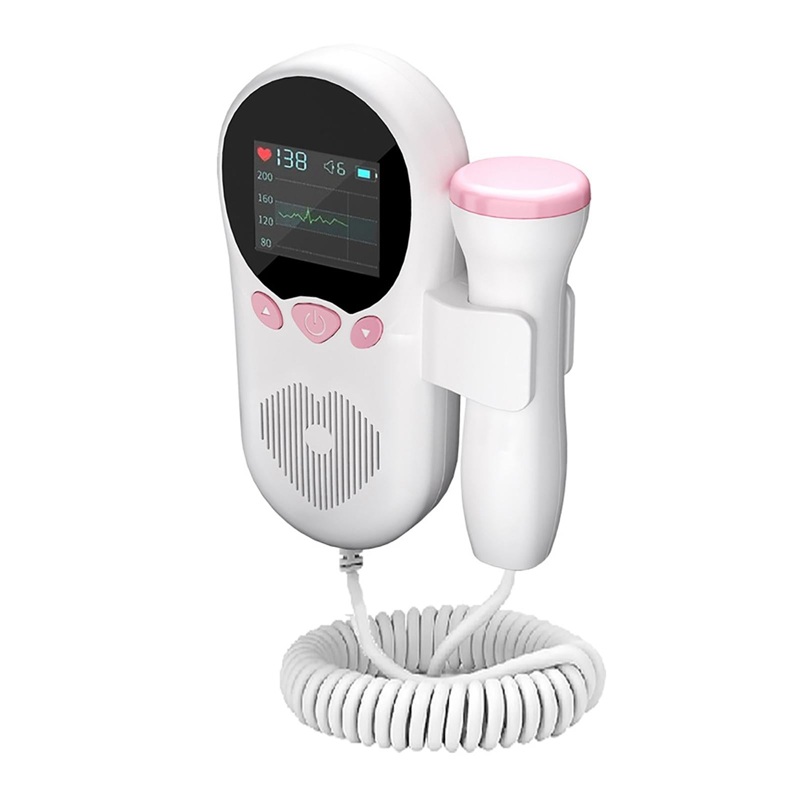 Baby Fetal Heartbeat Monitor Detector for Pregnant  Colorful Curve Display