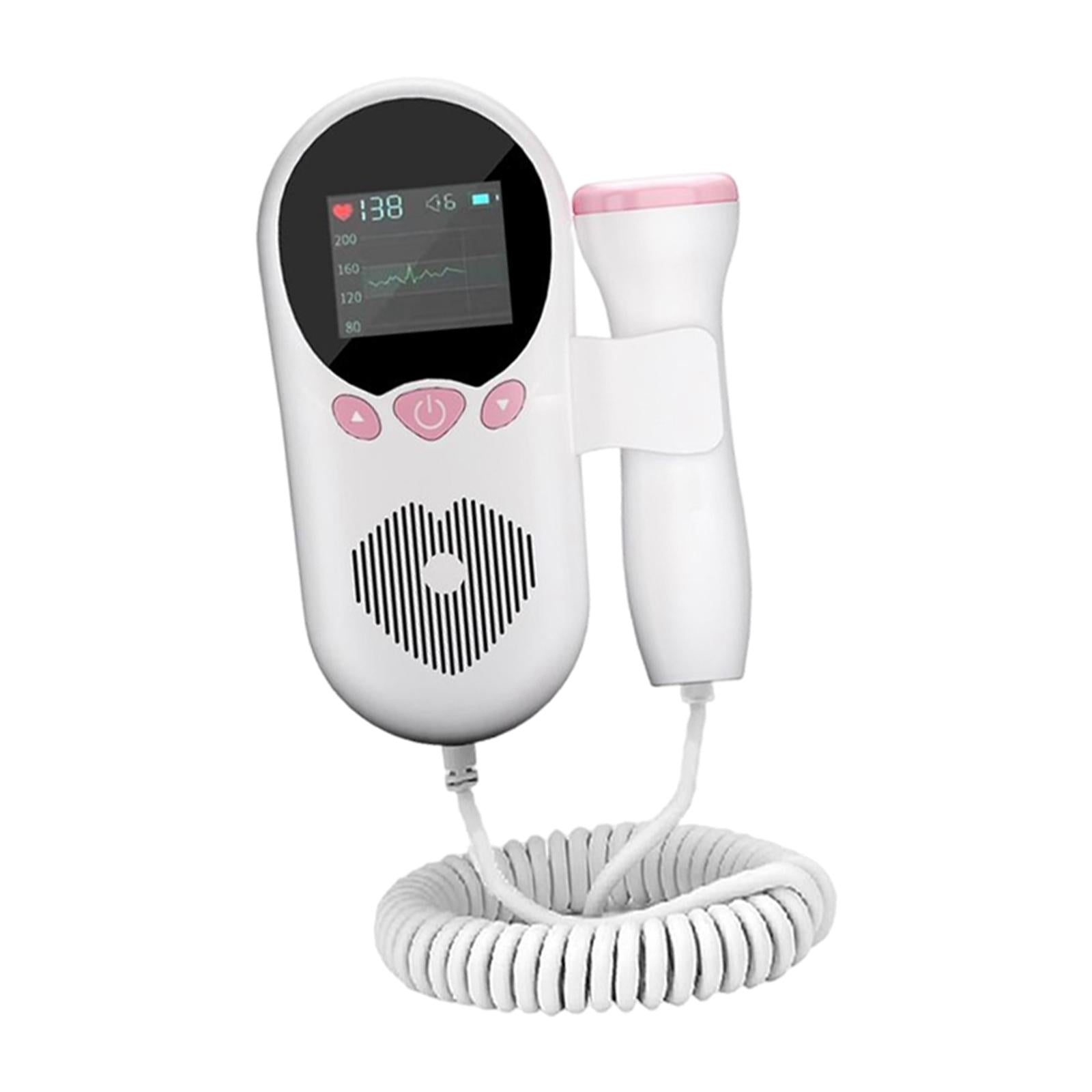 Baby Fetal Heartbeat Monitor Detector for Pregnant  Colorful Curve Display