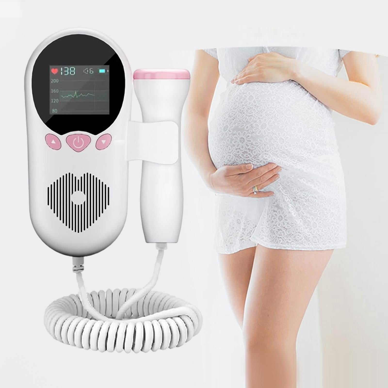 Baby Fetal Heartbeat Monitor Detector for Pregnant  Colorful Curve Display