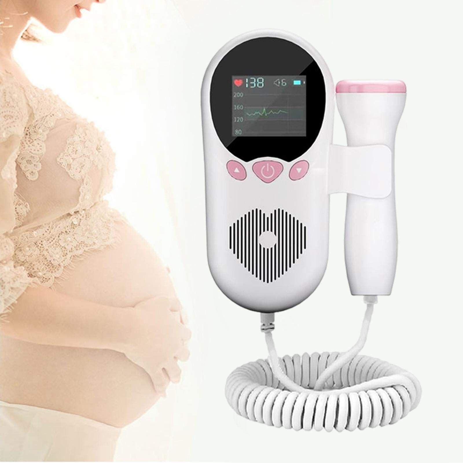 Baby Fetal Heartbeat Monitor Detector for Pregnant  Colorful Curve Display