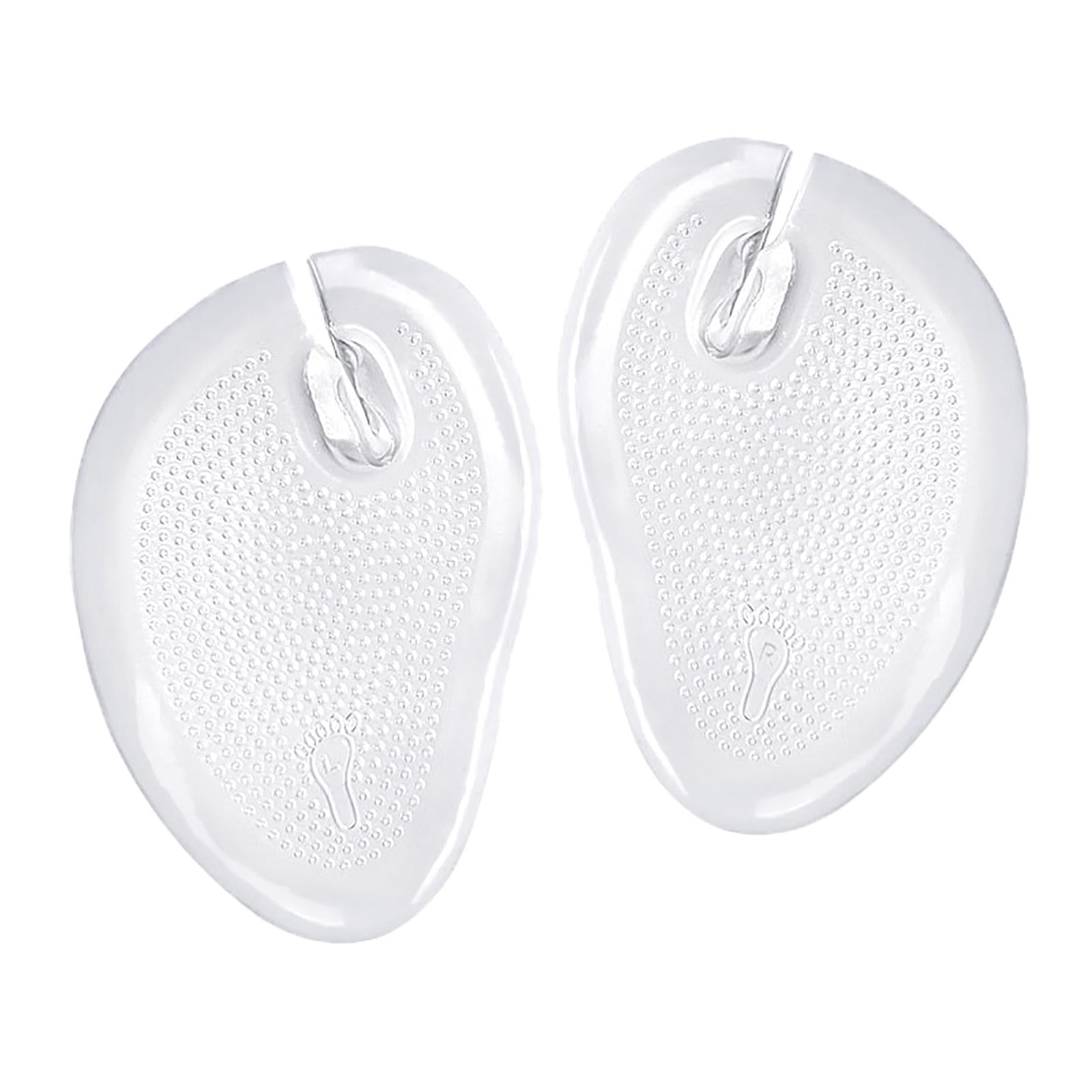 2Pcs Self Adhesive Gel Forefoot Cushions Flip Flop Transparent for Sandals