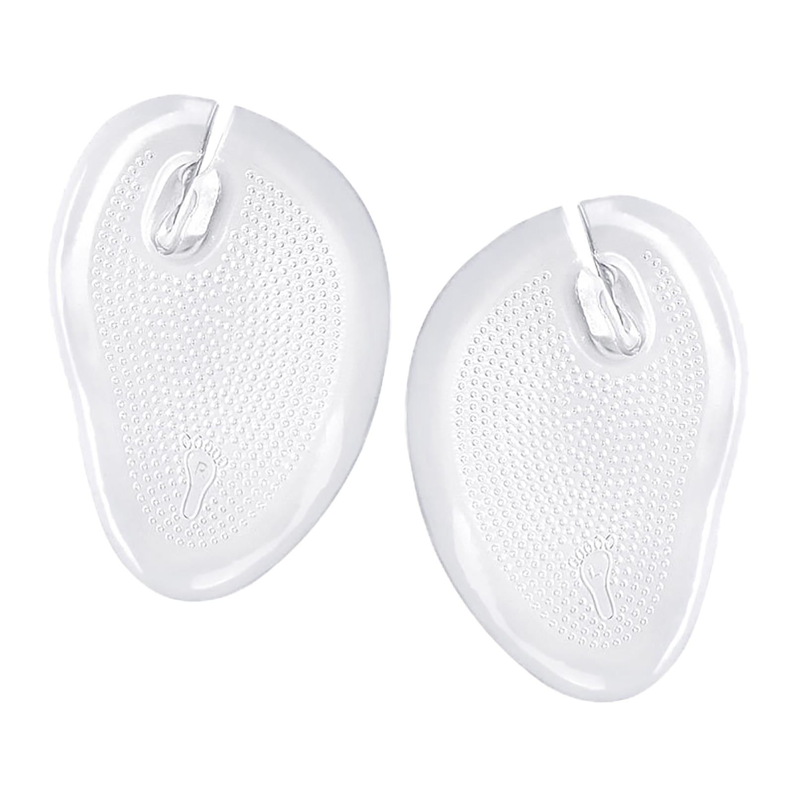 2Pcs Self Adhesive Gel Forefoot Cushions Flip Flop Transparent for Sandals