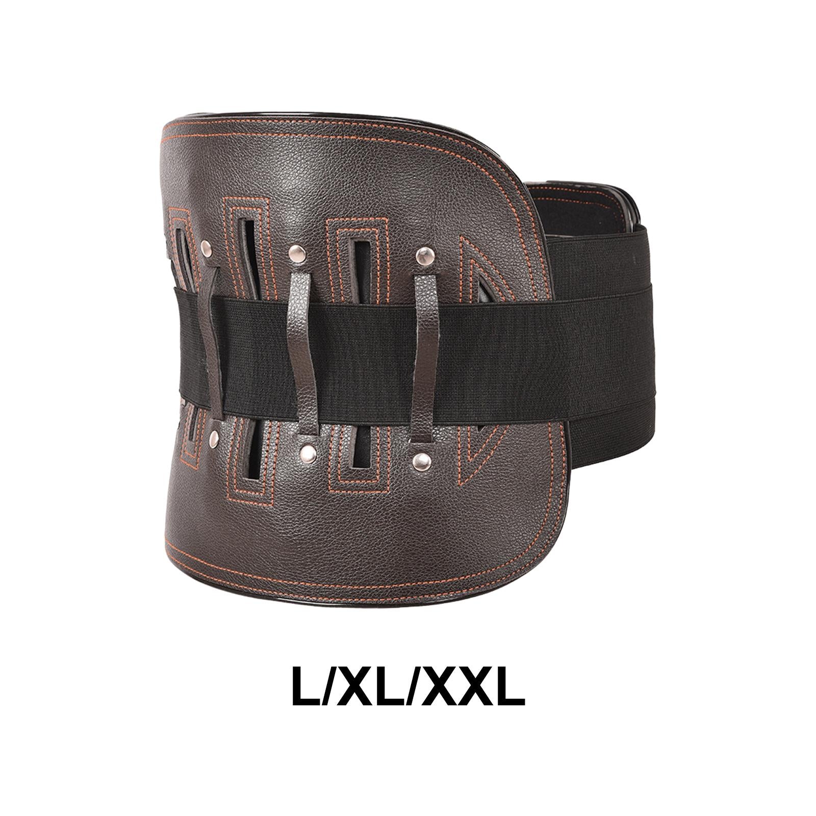 Back Support Belt Lumbar Belt Brace Waist Protector for Scoliosis Women Men L