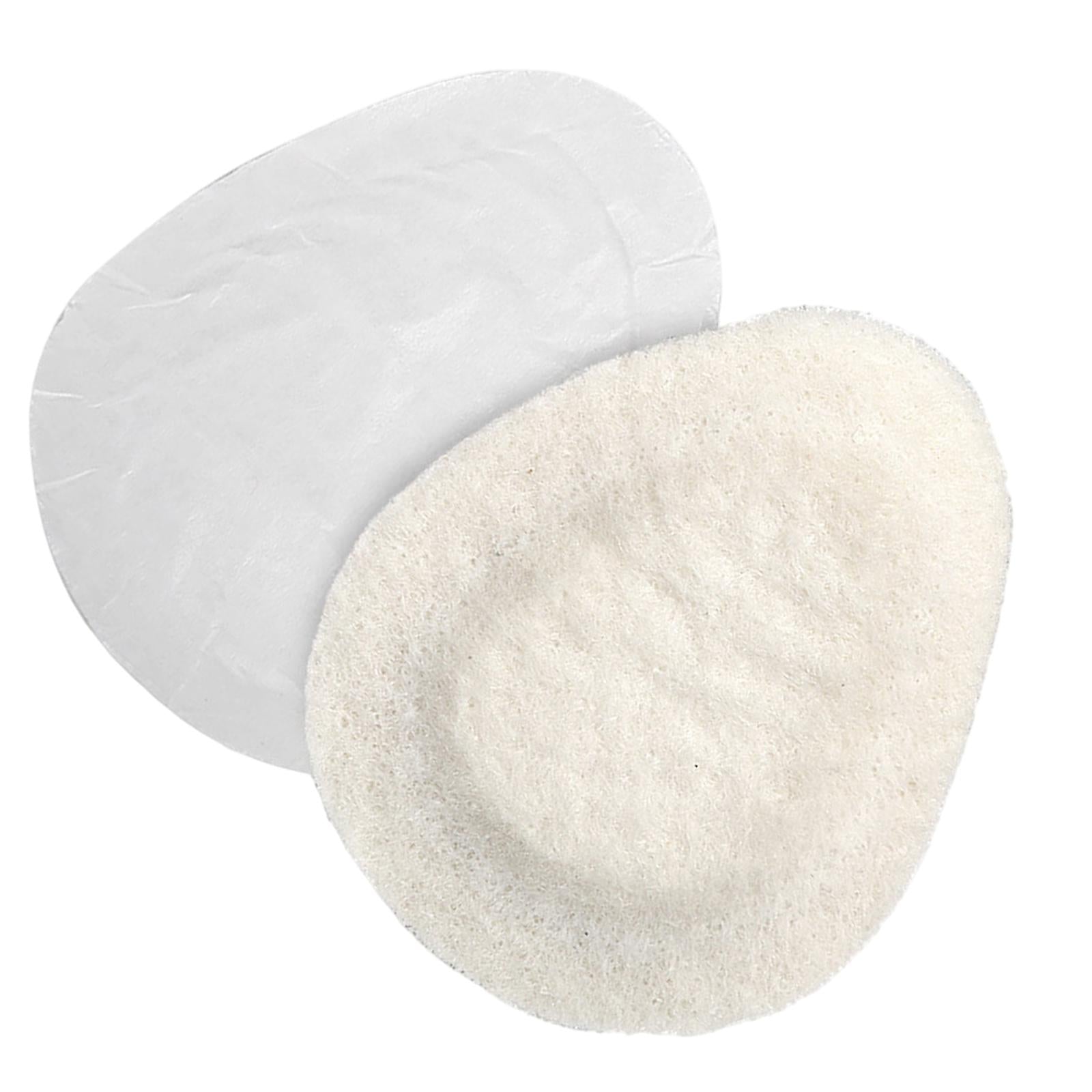 2Pcs Soft Metatarsal Felt Pads 1/4 Thick Sole Support Reduce Pressure White"
