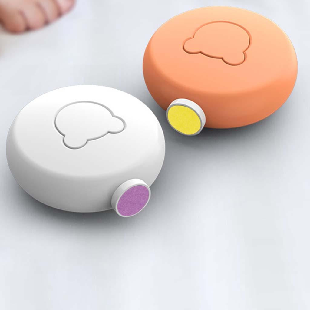 Baby Electric Nail File Nail File Kit for Newborn Trim Polish Grooming Kit Orange