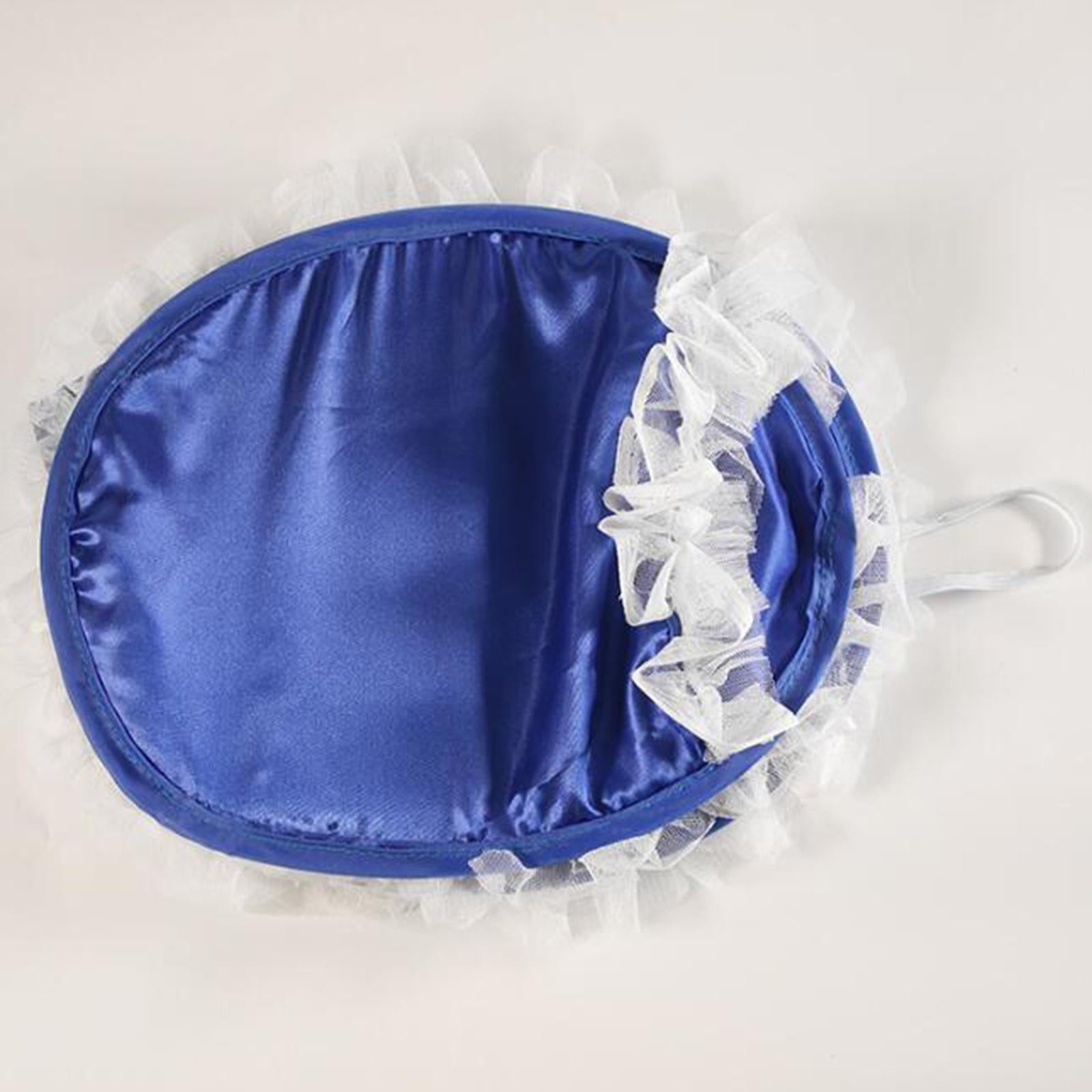 Sleep Eye Mask Breathable All Surround Light Blocking Mask Travel Blue