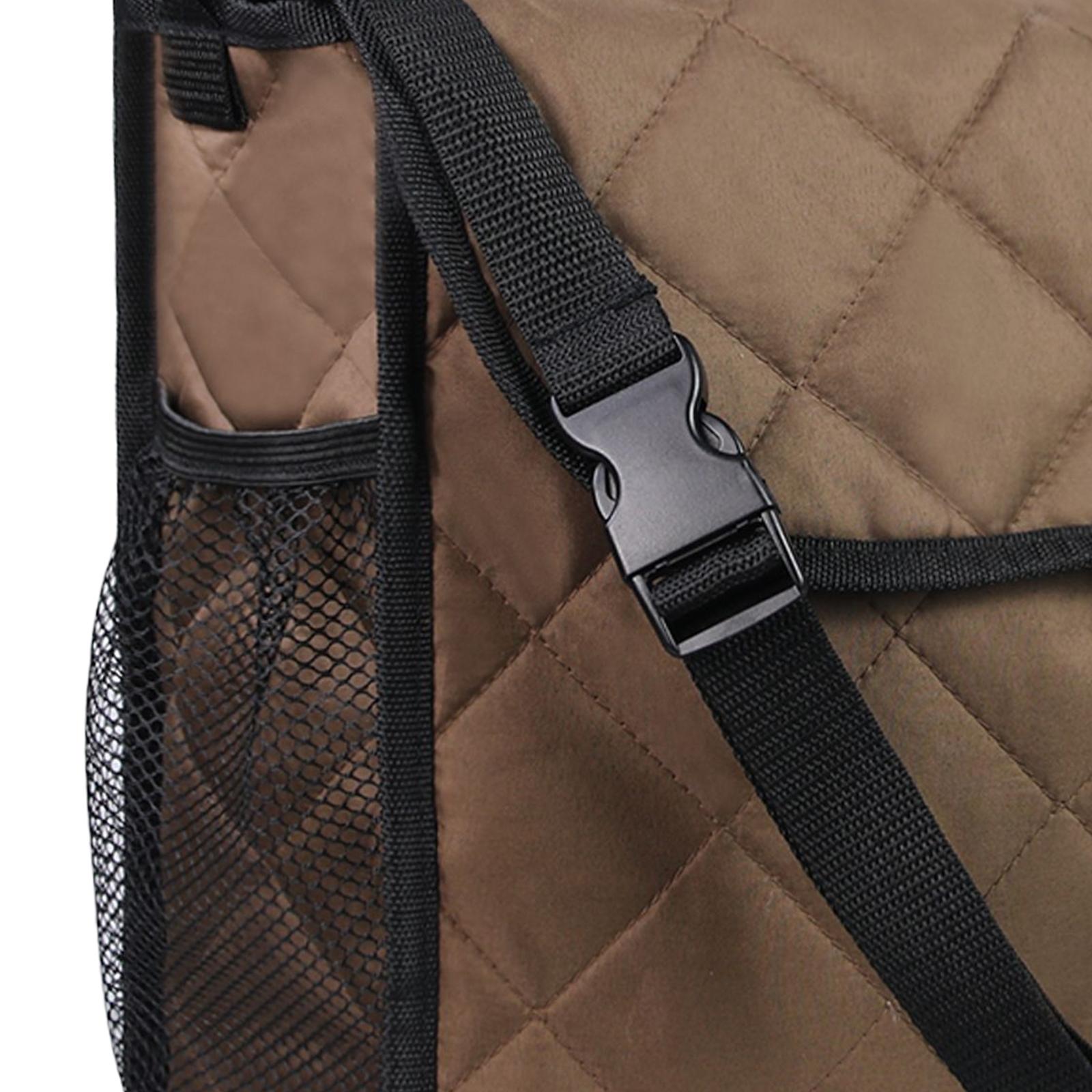 Wheelchair Bag Storage Pouch Tote for Travel Rollator Seniors Coffee