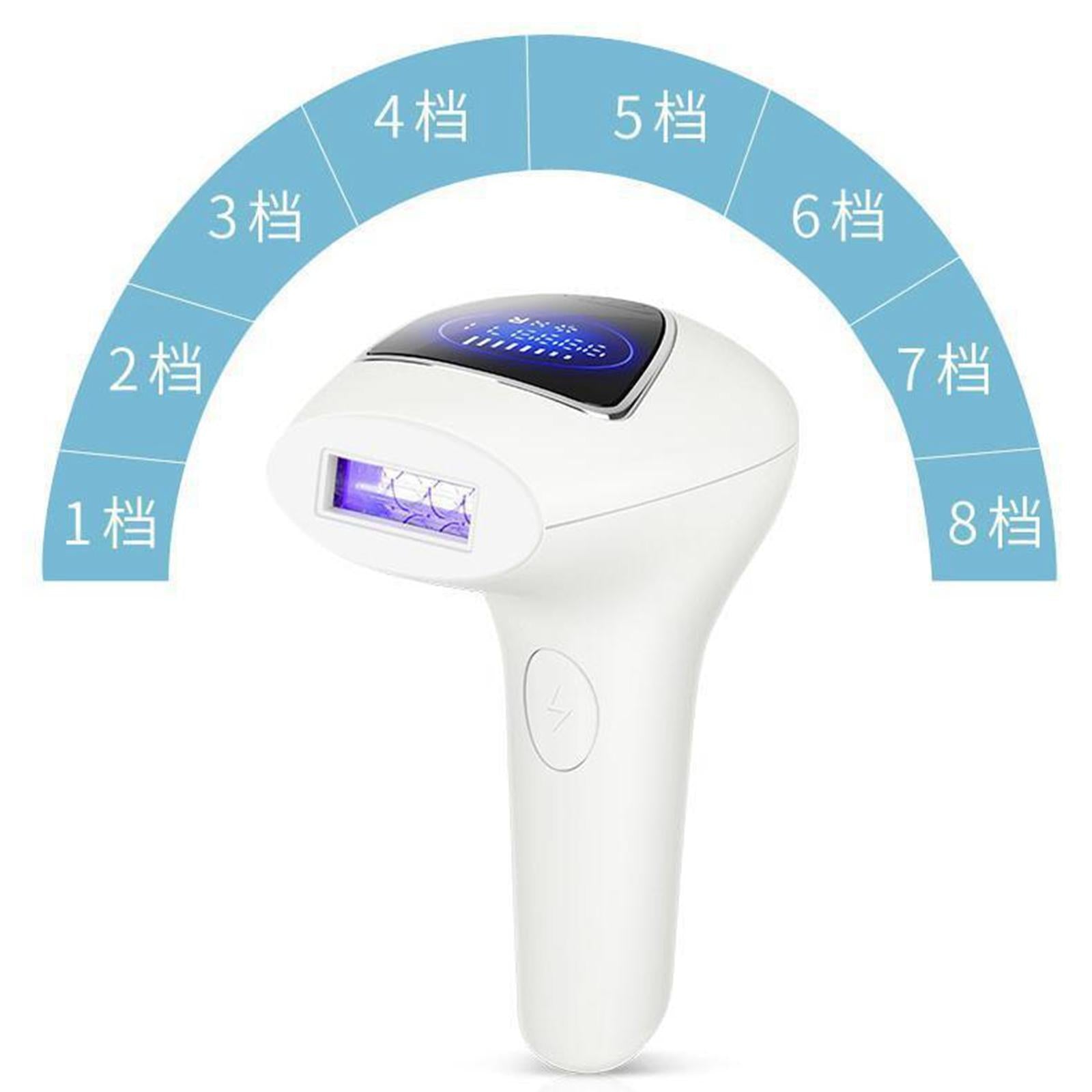 Permanent Painless Hair Removal Epilator Easy to Use for Leg Women Men White