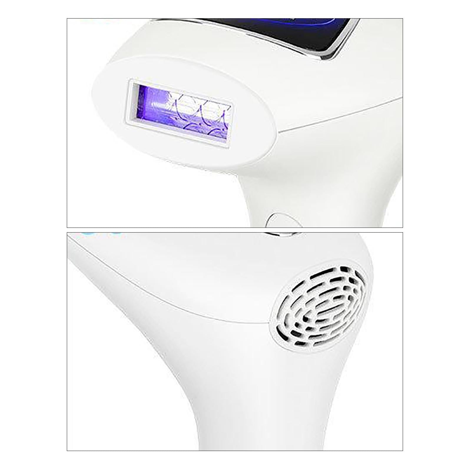 Permanent Painless Hair Removal Epilator Easy to Use for Leg Women Men White
