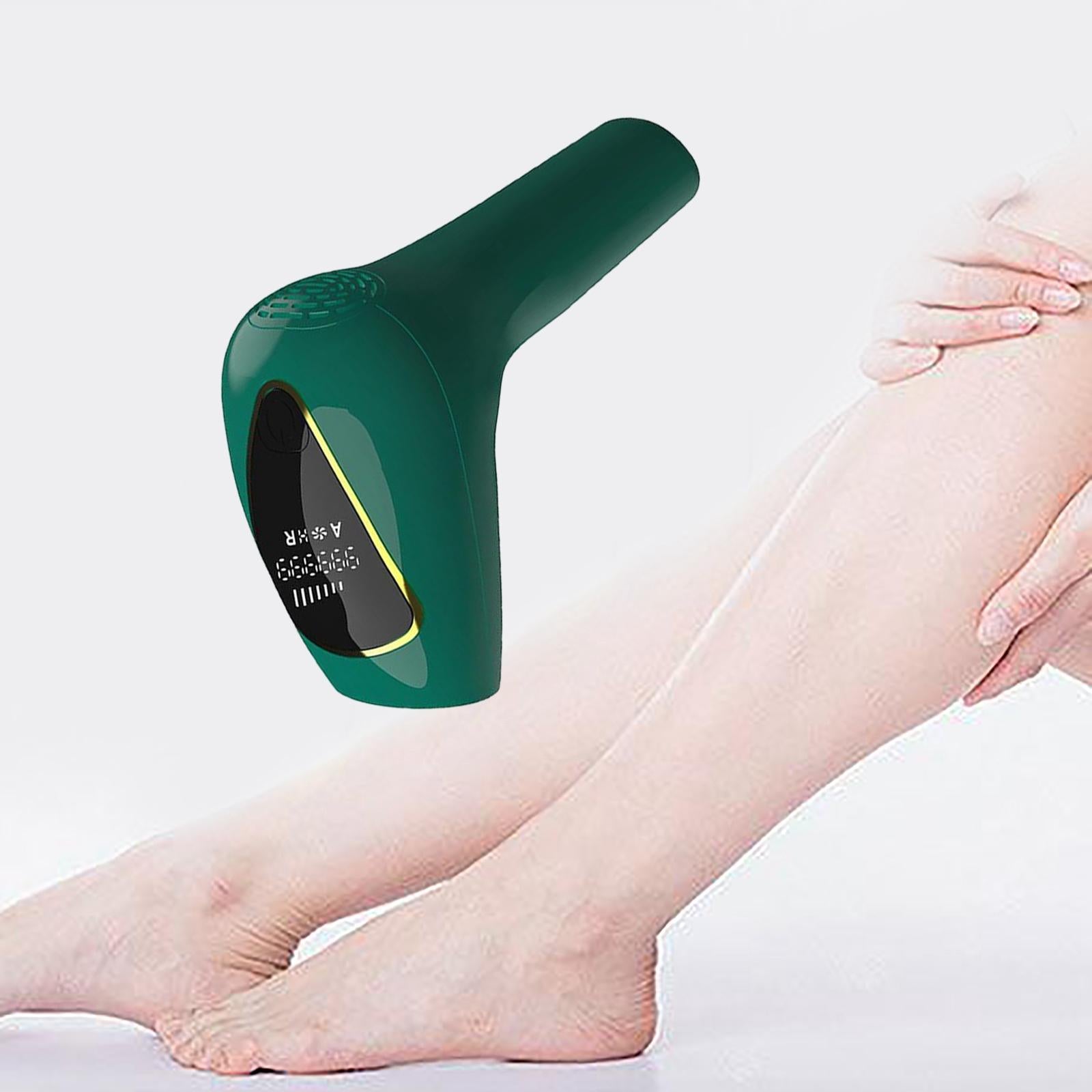 Permanent Painless Hair Removal Epilator Easy to Use for Leg Women Men Green
