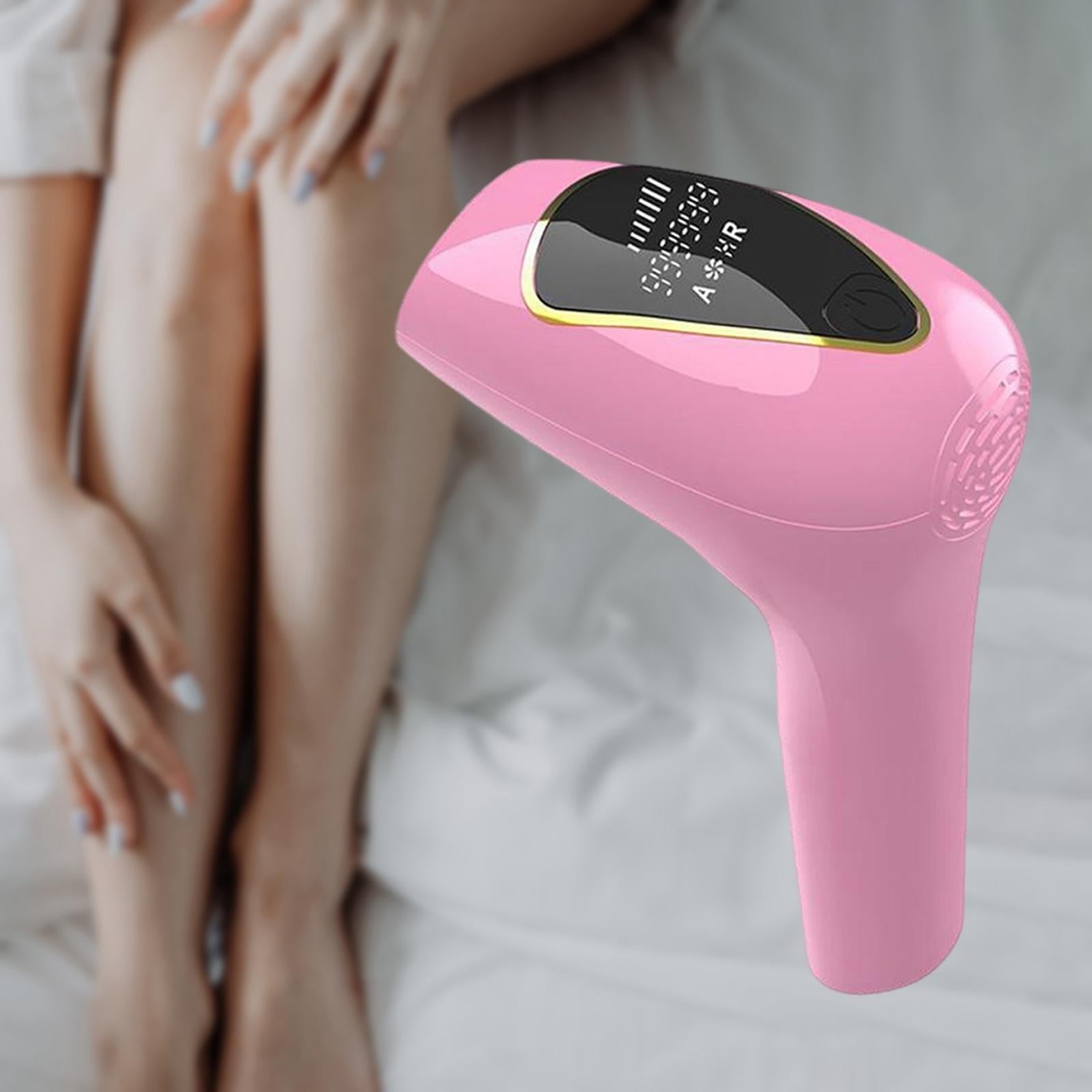 Permanent Painless Hair Removal Epilator Easy to Use for Leg Women Men Pink