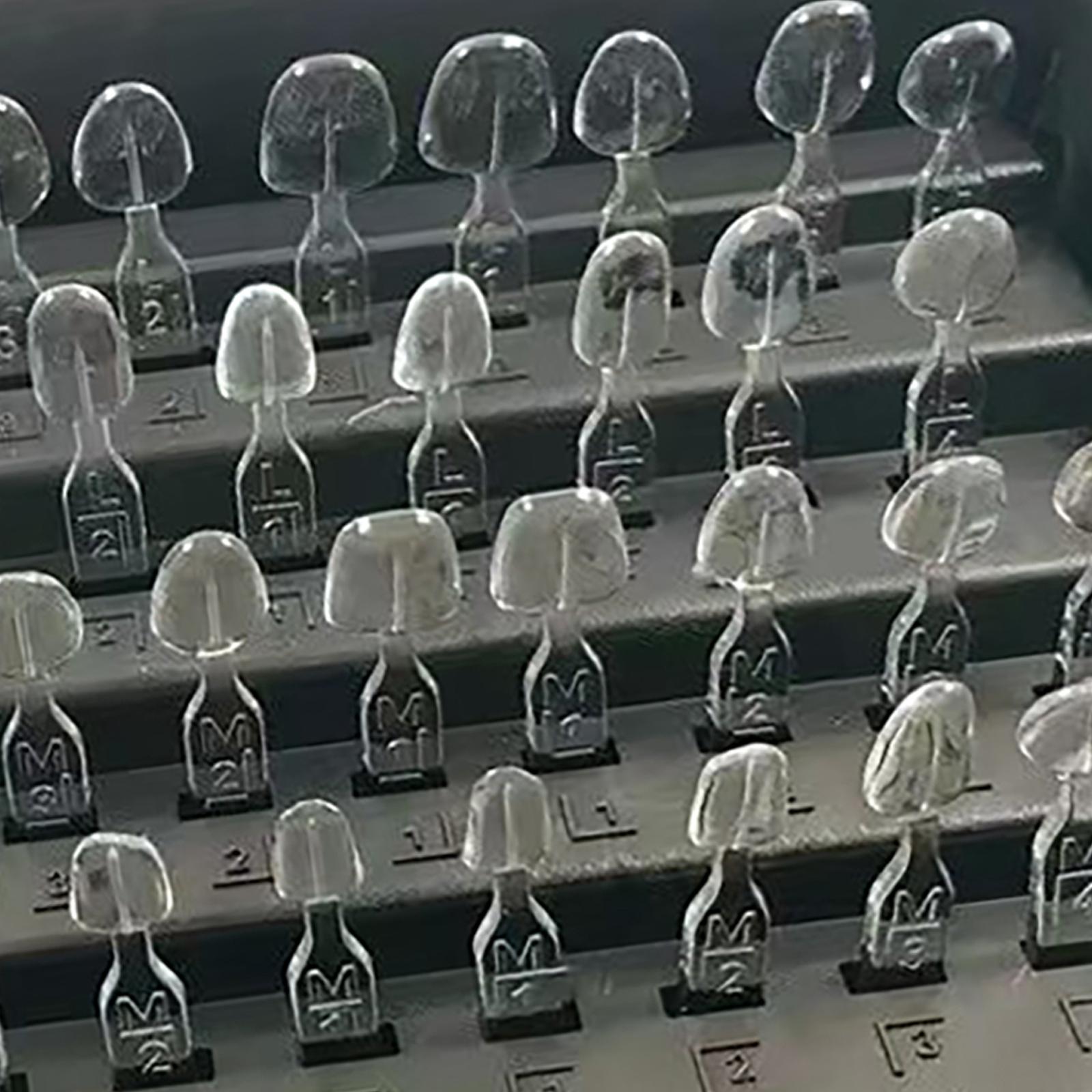 32Pcs Composite Resin Dental Veneers Mould Dentist Tools Aesthetic Mould