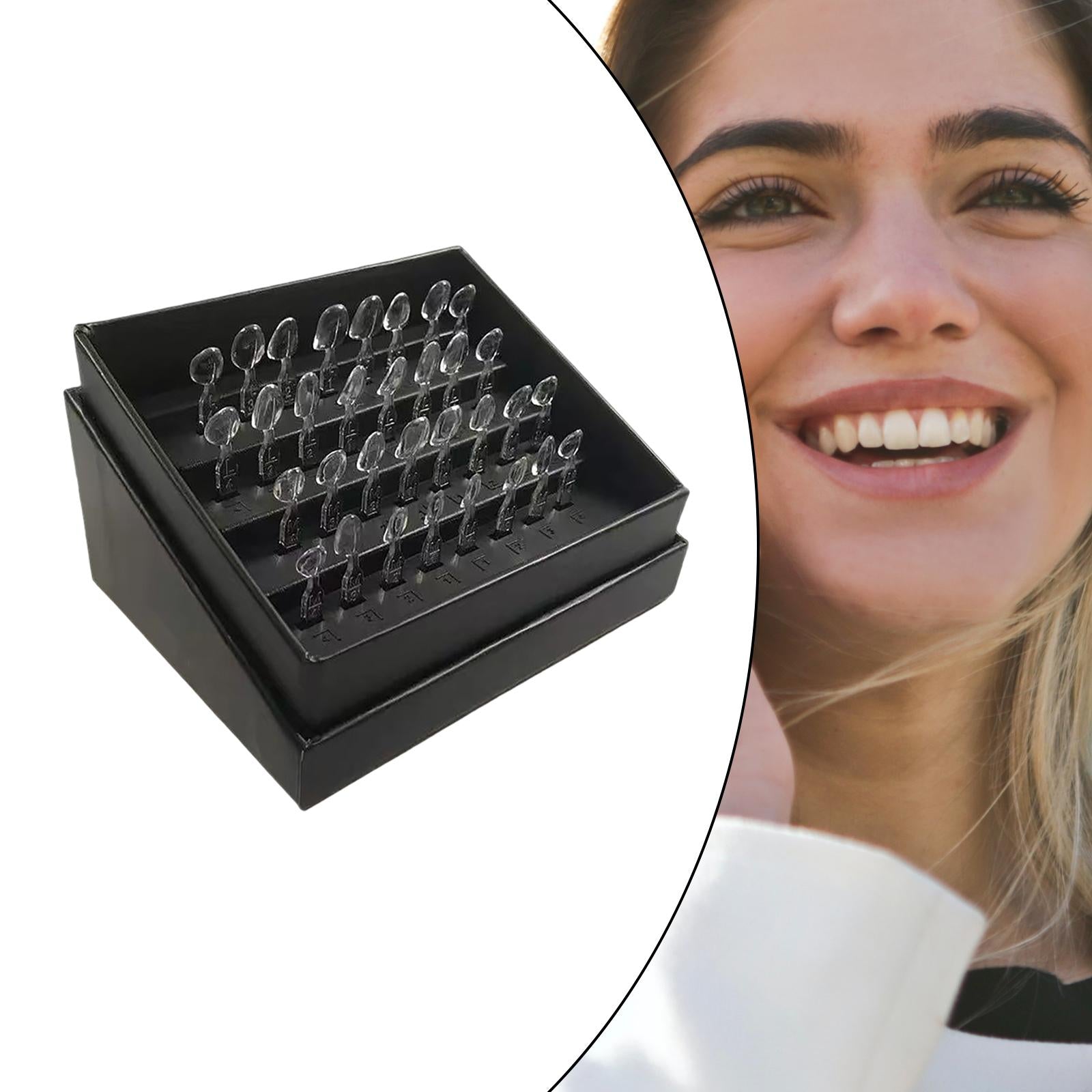 32Pcs Composite Resin Dental Veneers Mould Dentist Tools Aesthetic Mould