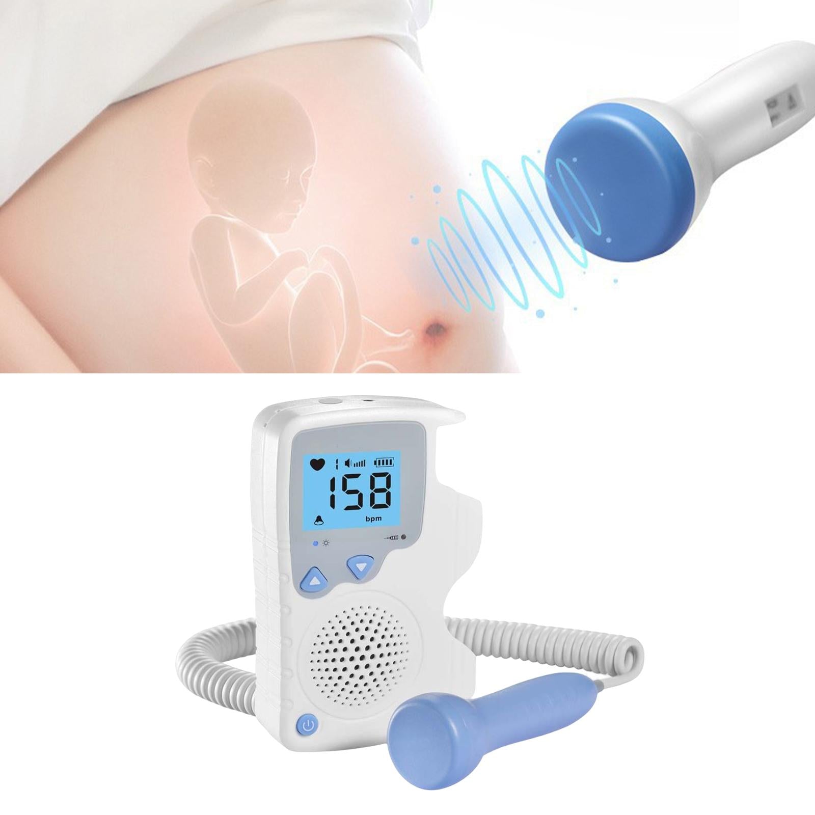Baby Fetal Heartbeat Monitor Detector for Pregnant Display